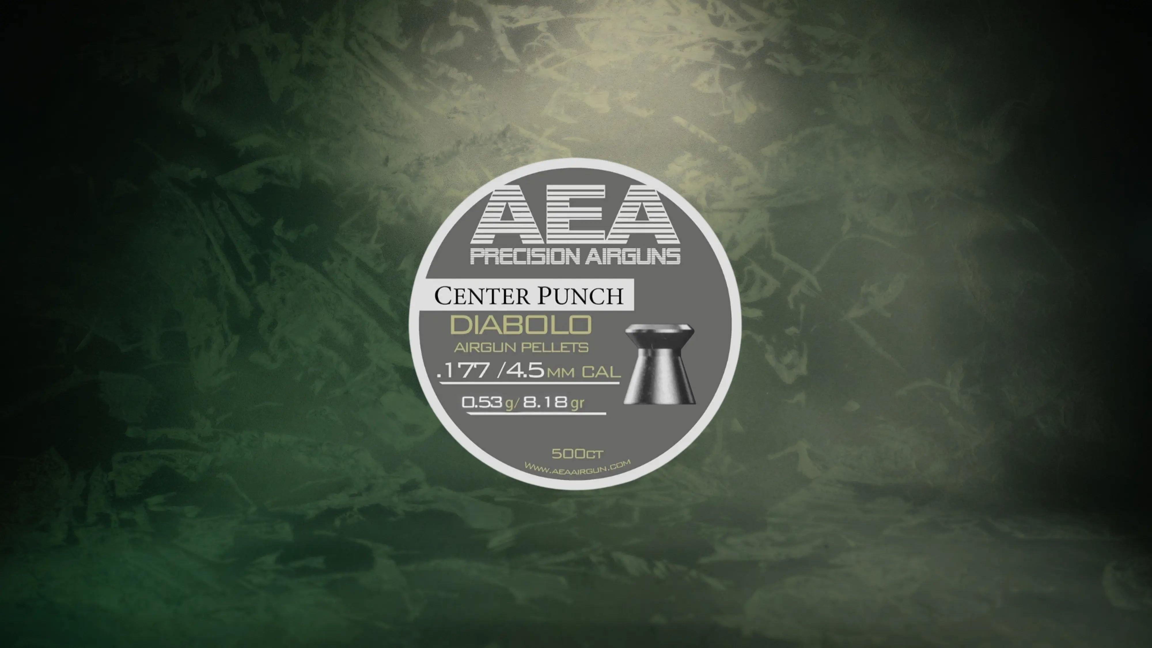 AEA Center Punch Diabolo Pellets - Cal .177 (4.5mm) | 0.53g (8.18gr)