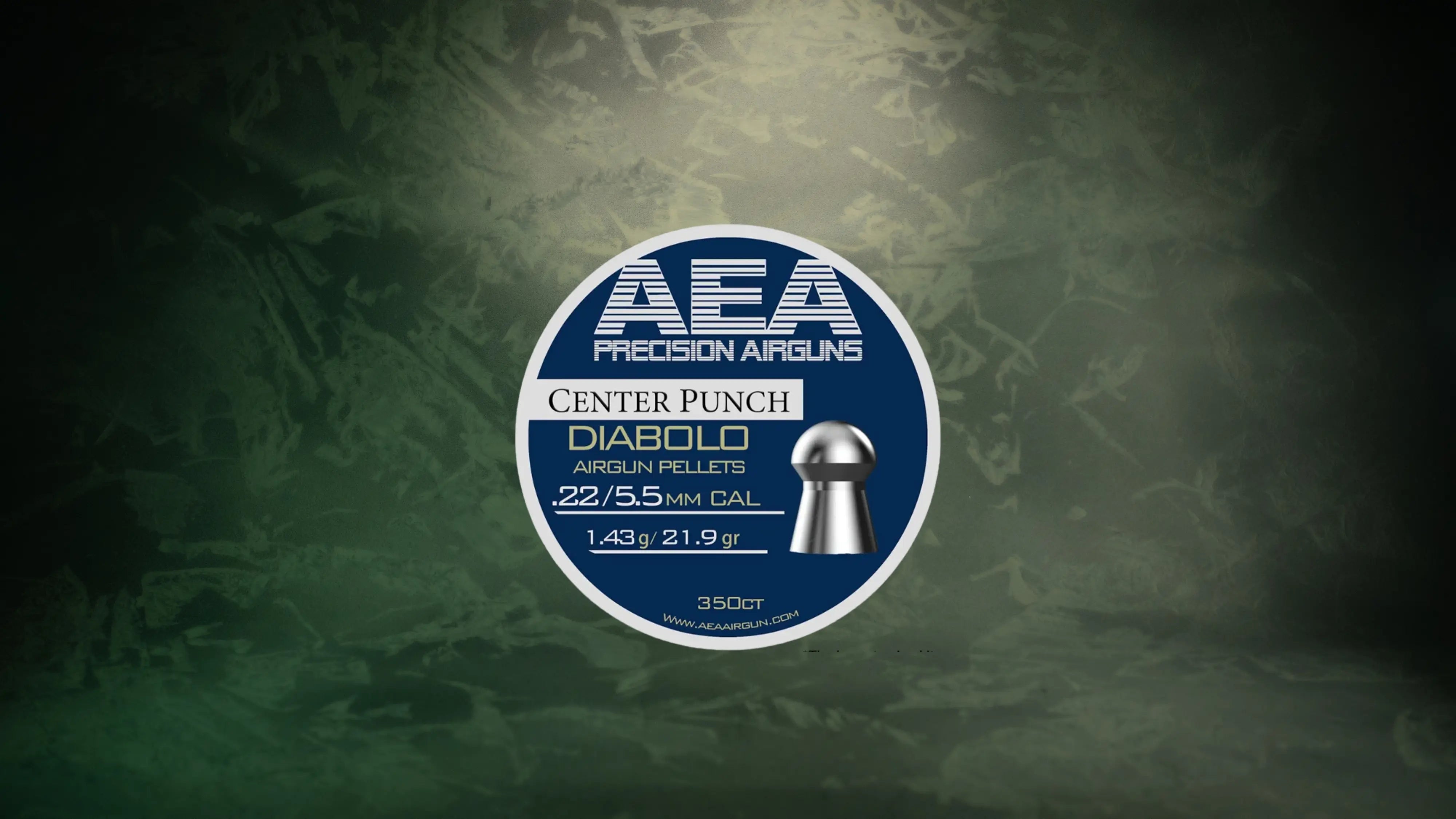 AEA Center Punch Diabolo Pellets - Cal .22 (5.5mm) | 1.43g (21.9gr)