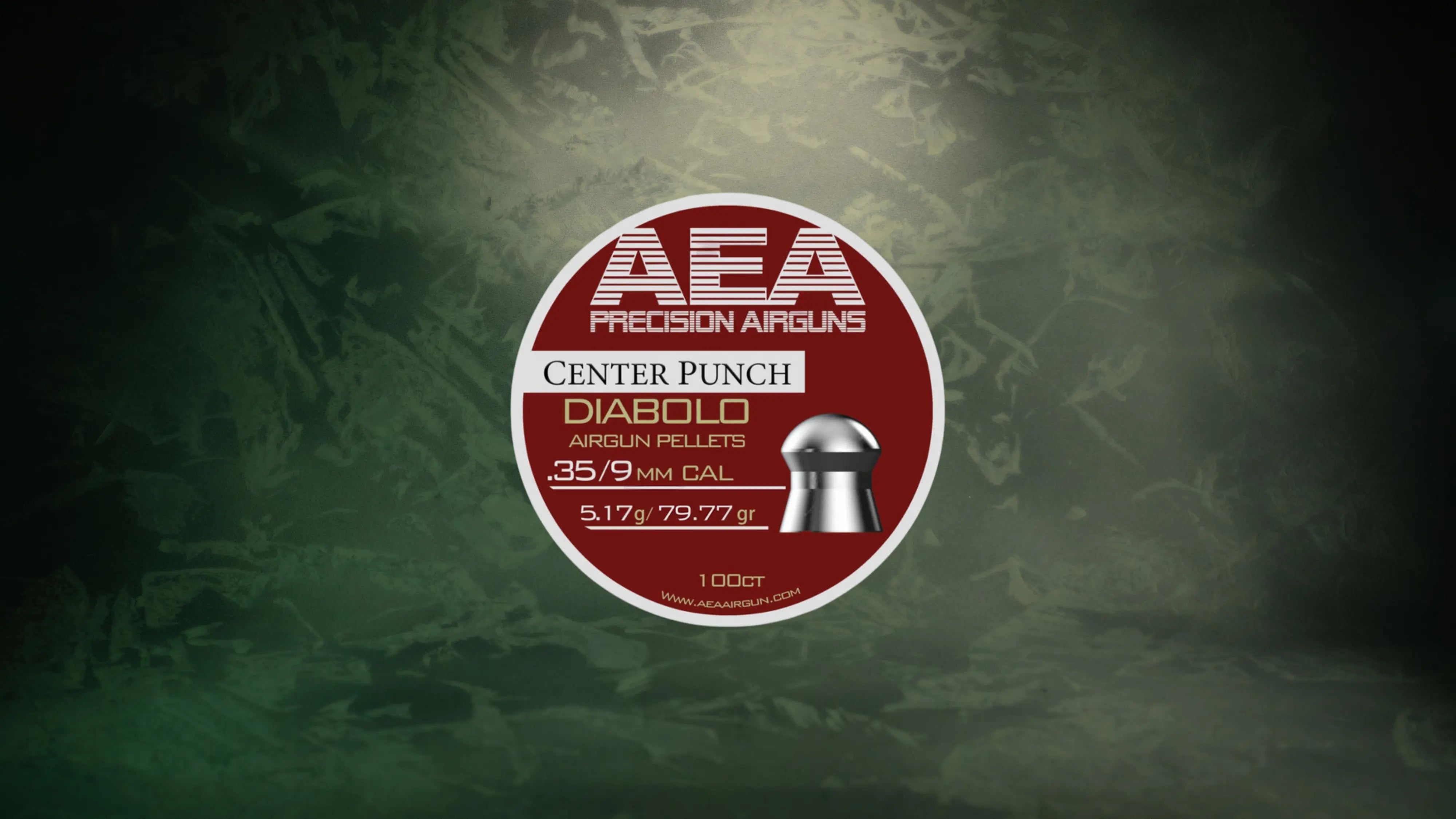 AEA Center Punch Diabolo Pellets - Cal .35 (9mm) | 5.17g (79.77gr)