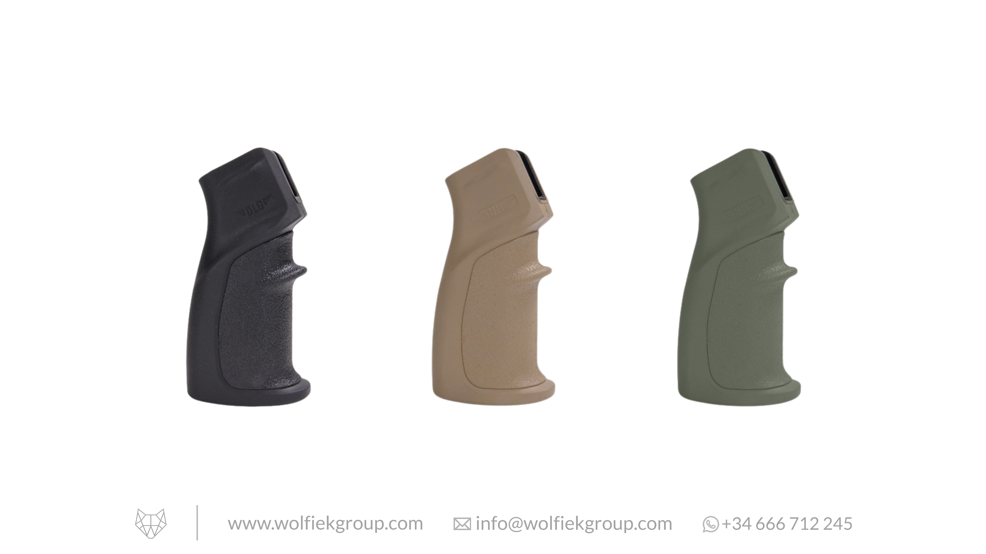 DLG Tactical AR-15 Rubberized Grip · Slim Profile