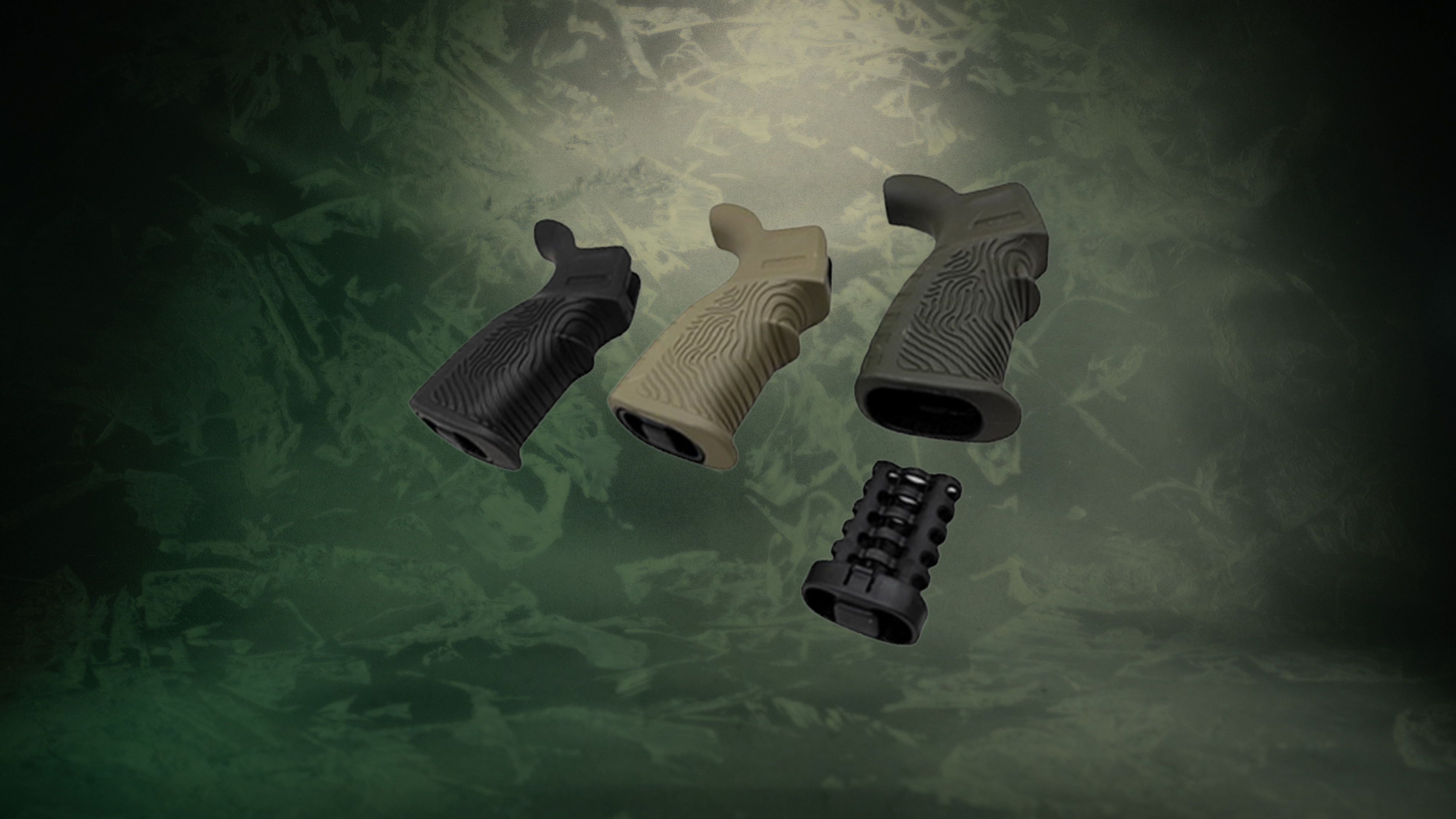 DLG Tactical AR-15 Beavertail Rubberized Fingerprint Grip