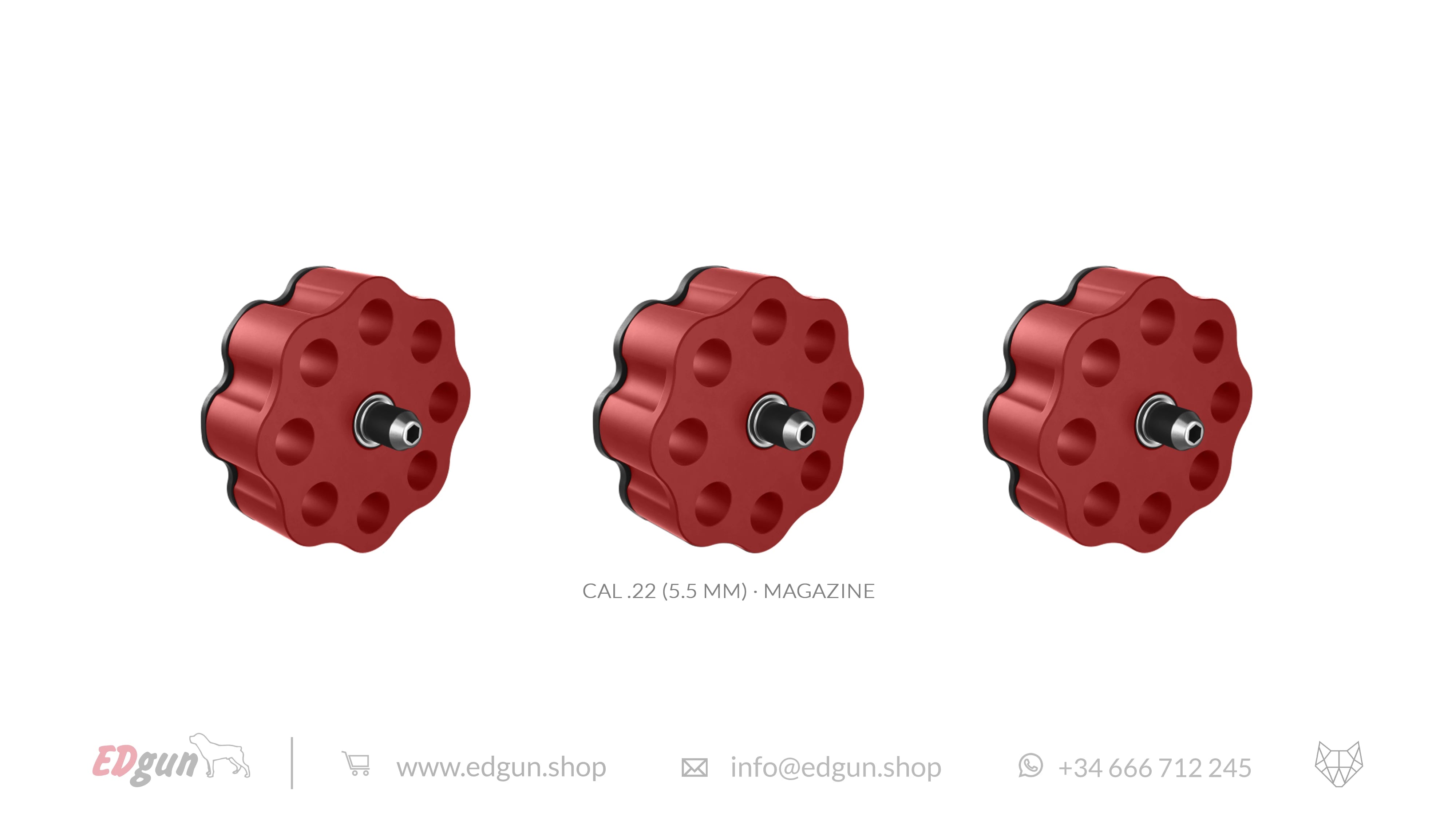 Metal Magazines for Leshiy 2 PCP Air Rifle - Optimized for Slugs