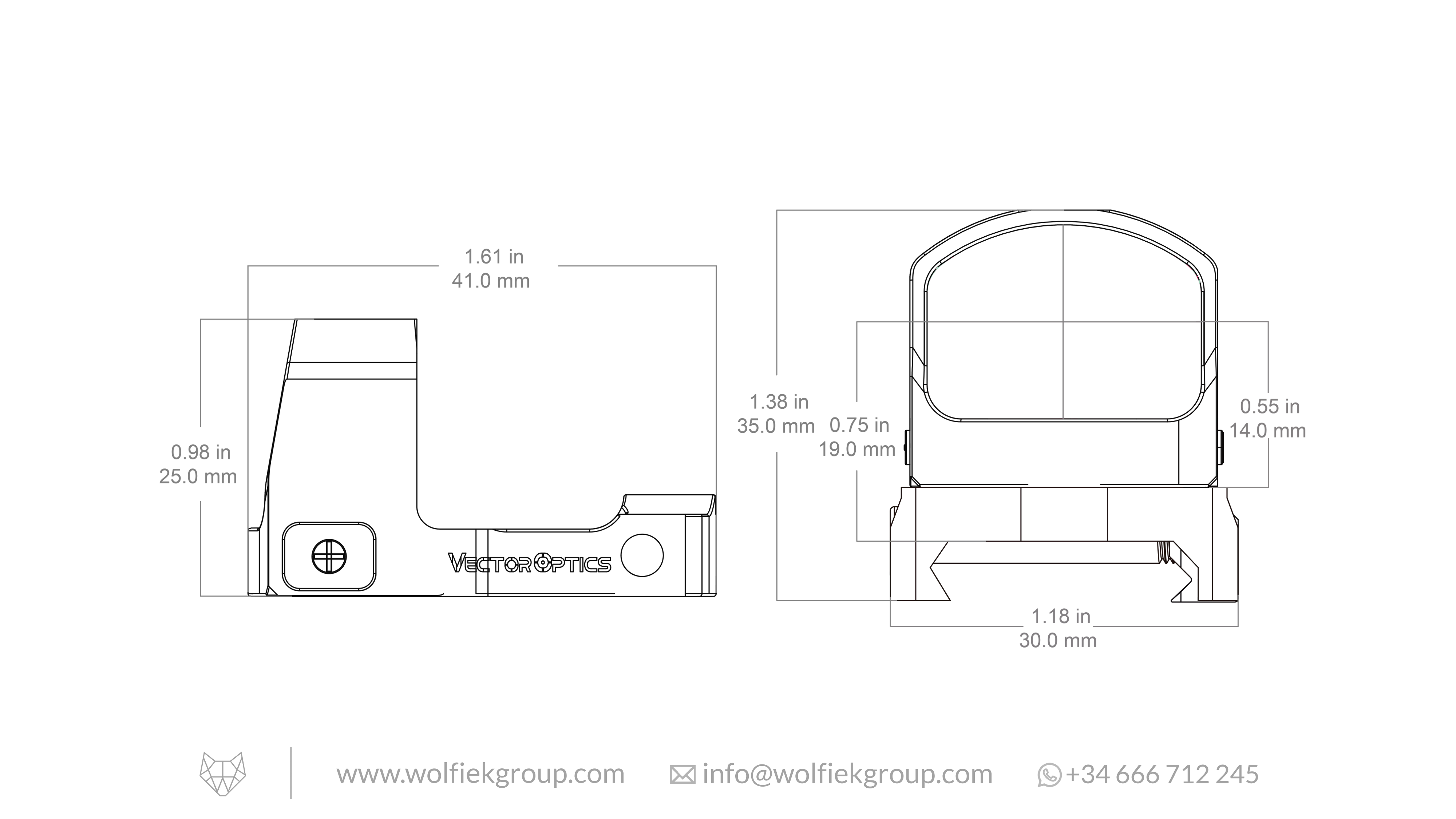 Vector Optics · Frenzy-S FM 1x17x24 MOS Pistol Red Dot