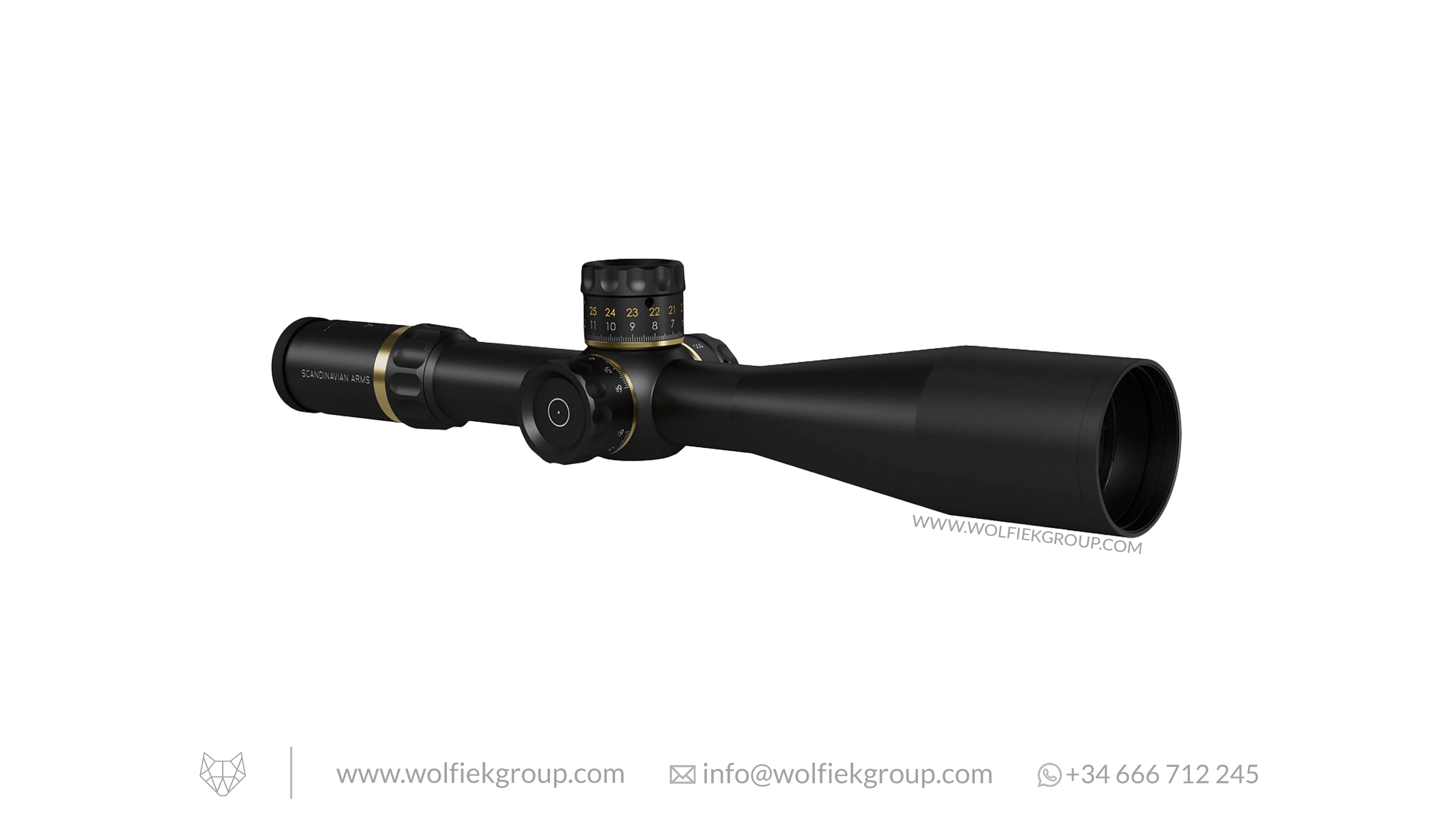 Scandinavian Arms LRS Riflescope – 5-25x56 MCR