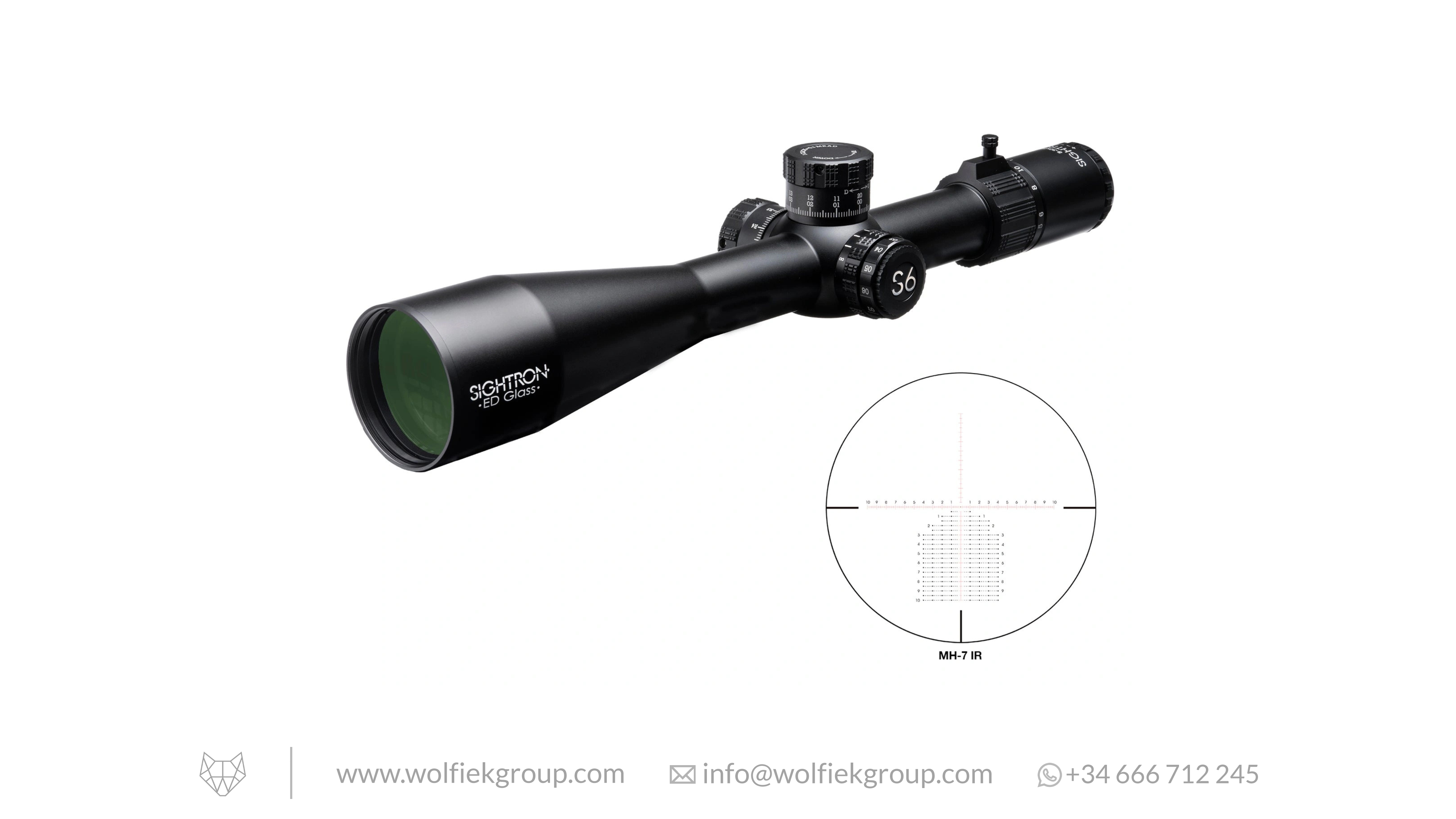 Sightron Riflescope · S6 5-30x56 ED FFP Zero Stop