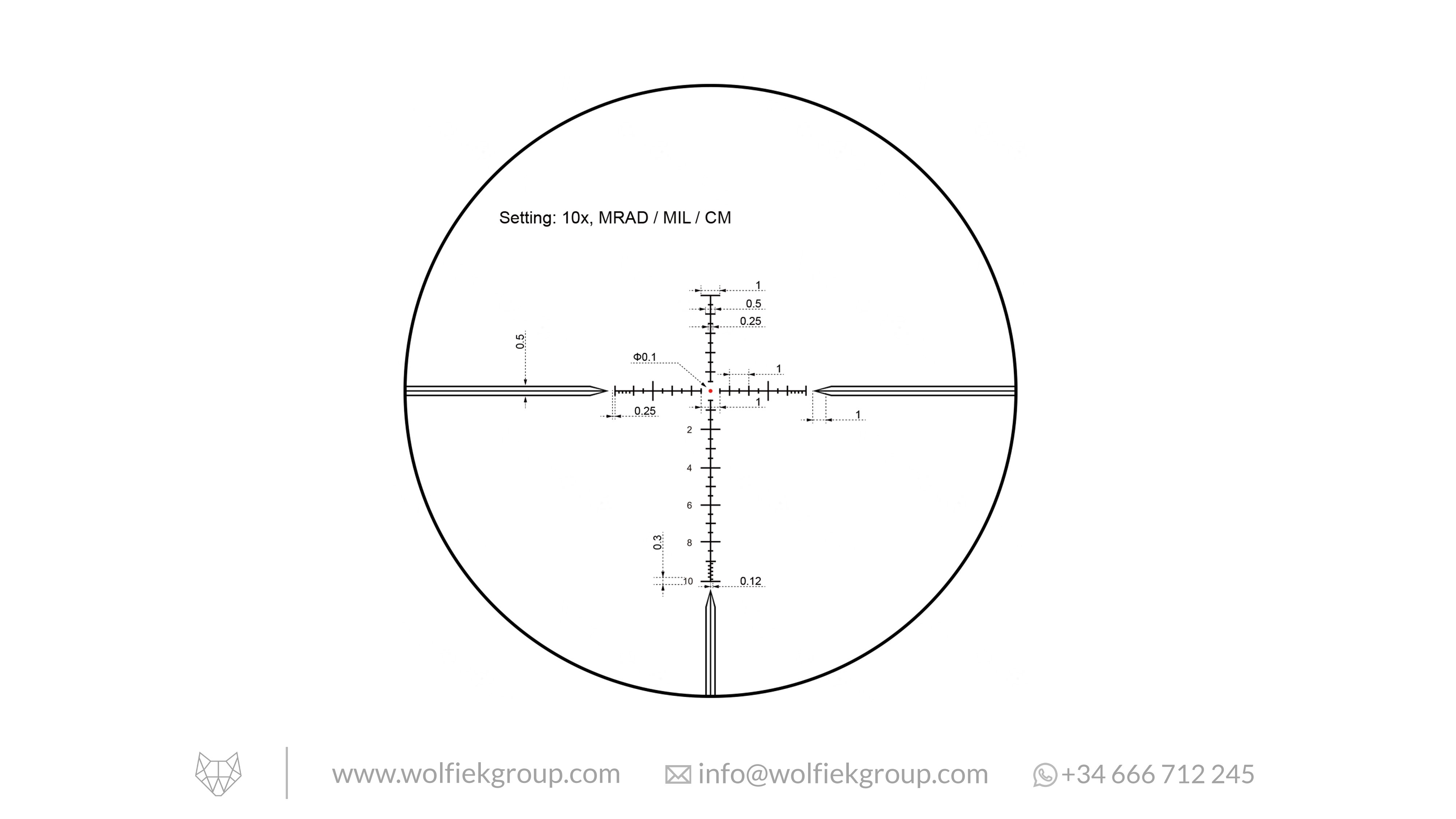 Vector Optics Taurus Riflescope - 4-16x44 HD SFP