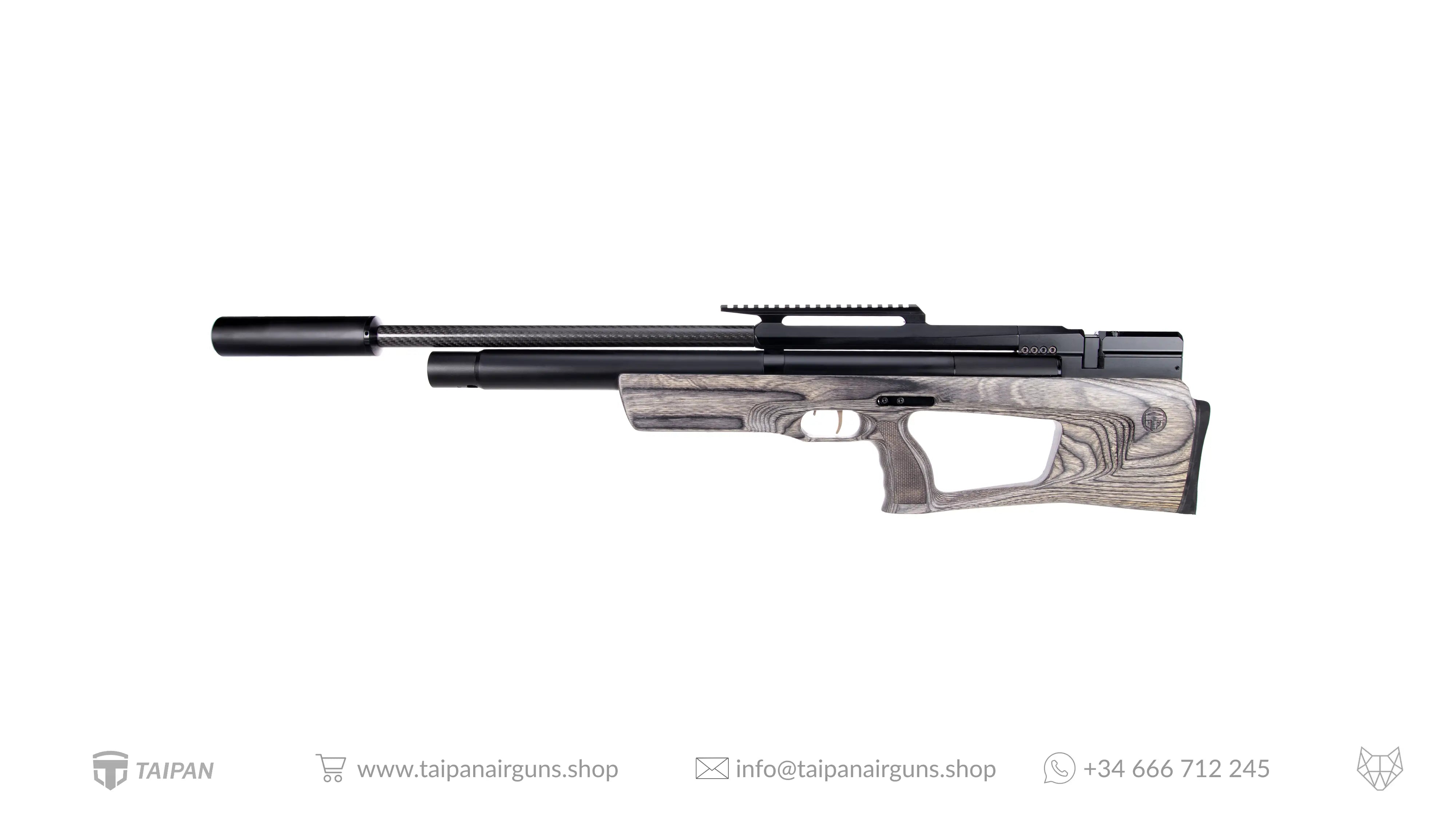 Taipan Veteran II PCP Air Rifle – 700mm Laminate Grey