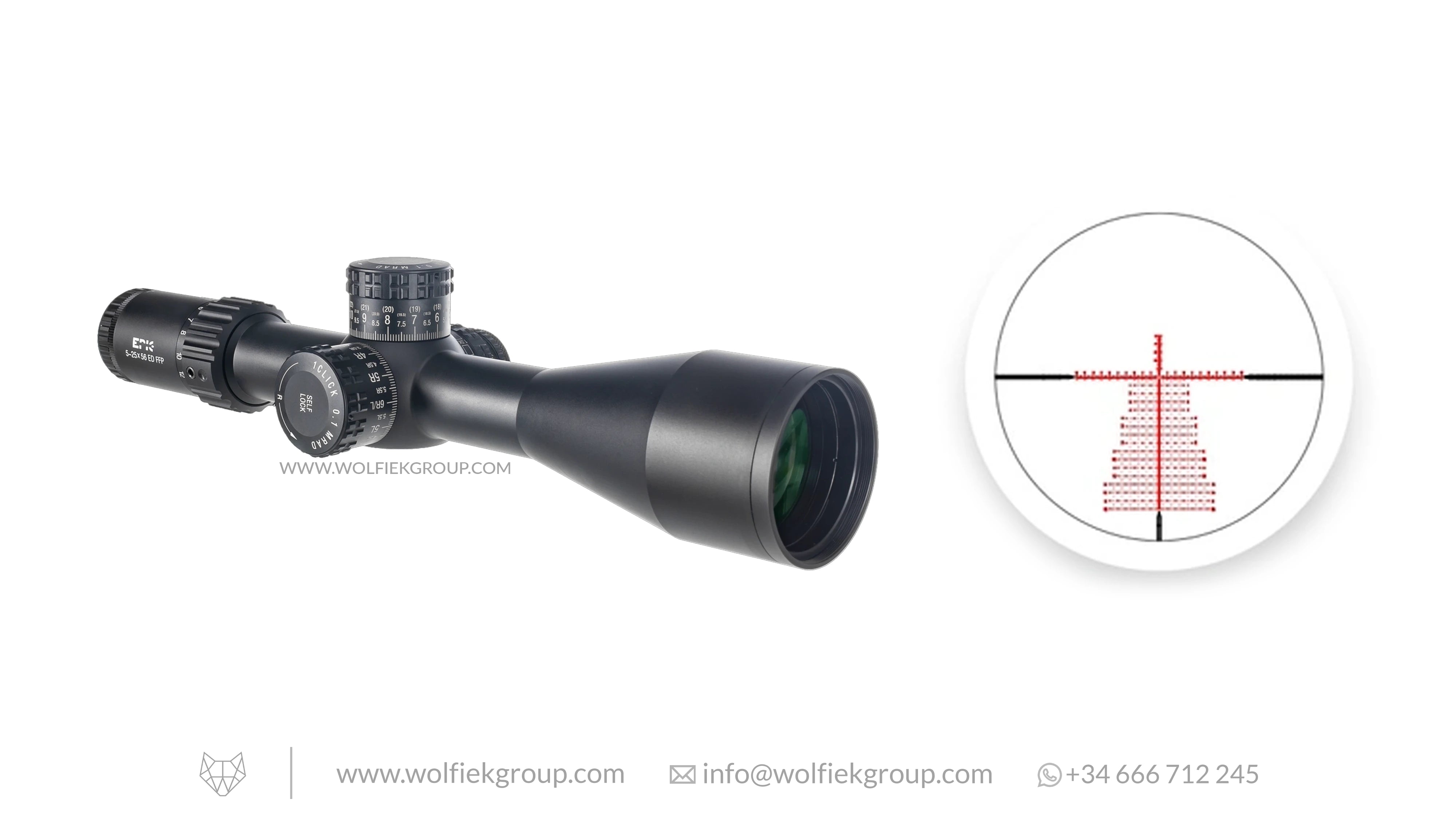 Valiant Optics EPIC Riflescope – 5-25x56 ED SF SIR FFP
