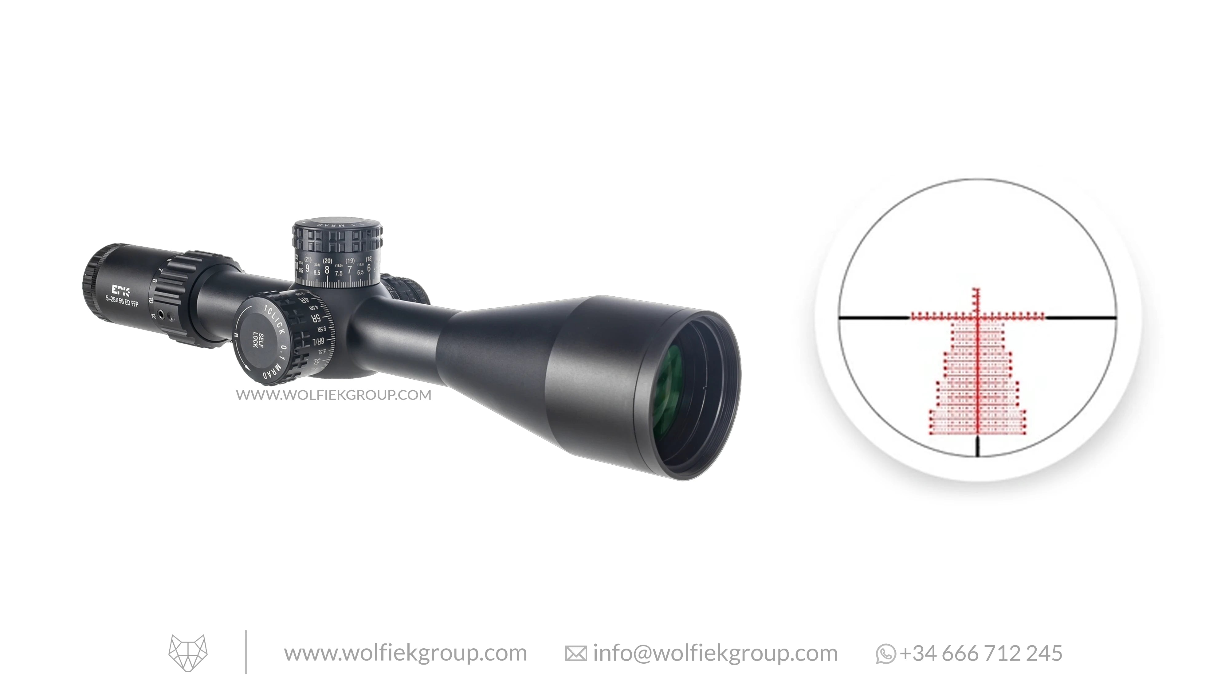 Valiant Optics EPIC Riflescope – 5-25x56 ED SF SIR FFP