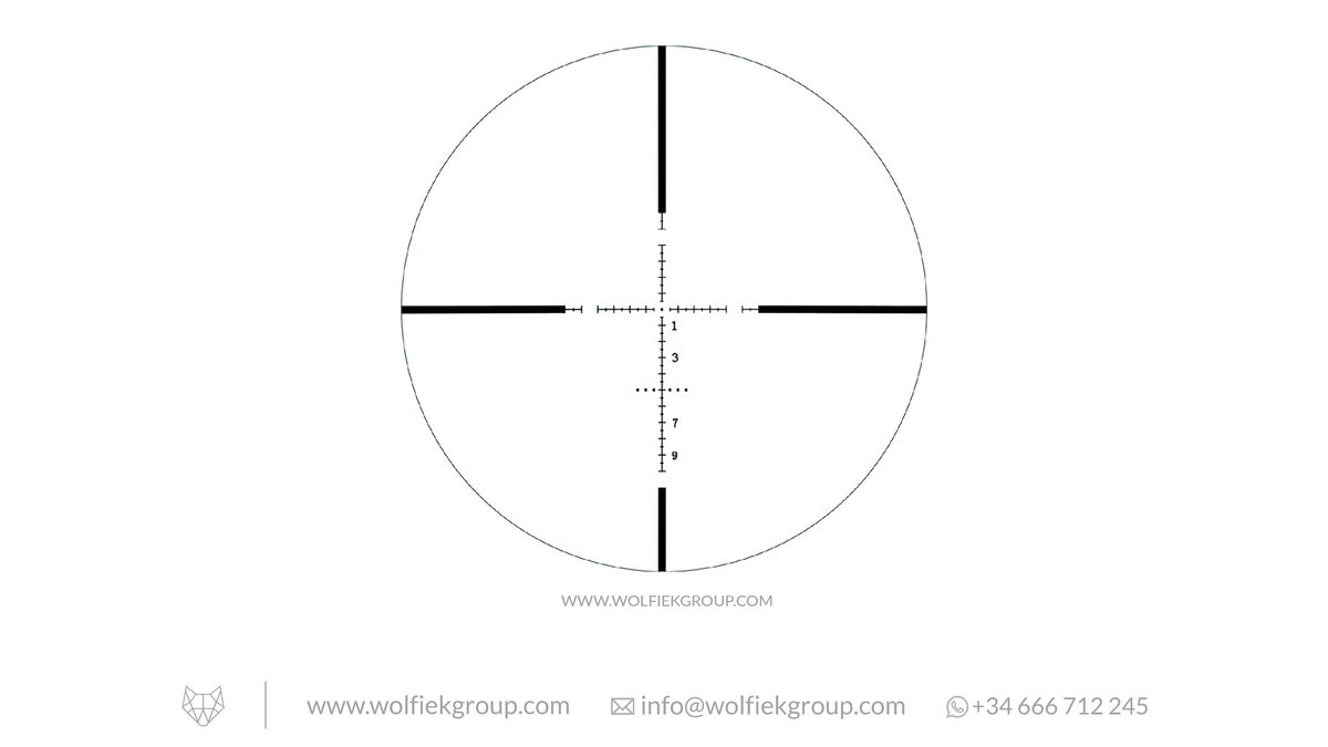 Vector Optics Marksman Riflescope - 10x44 SFP