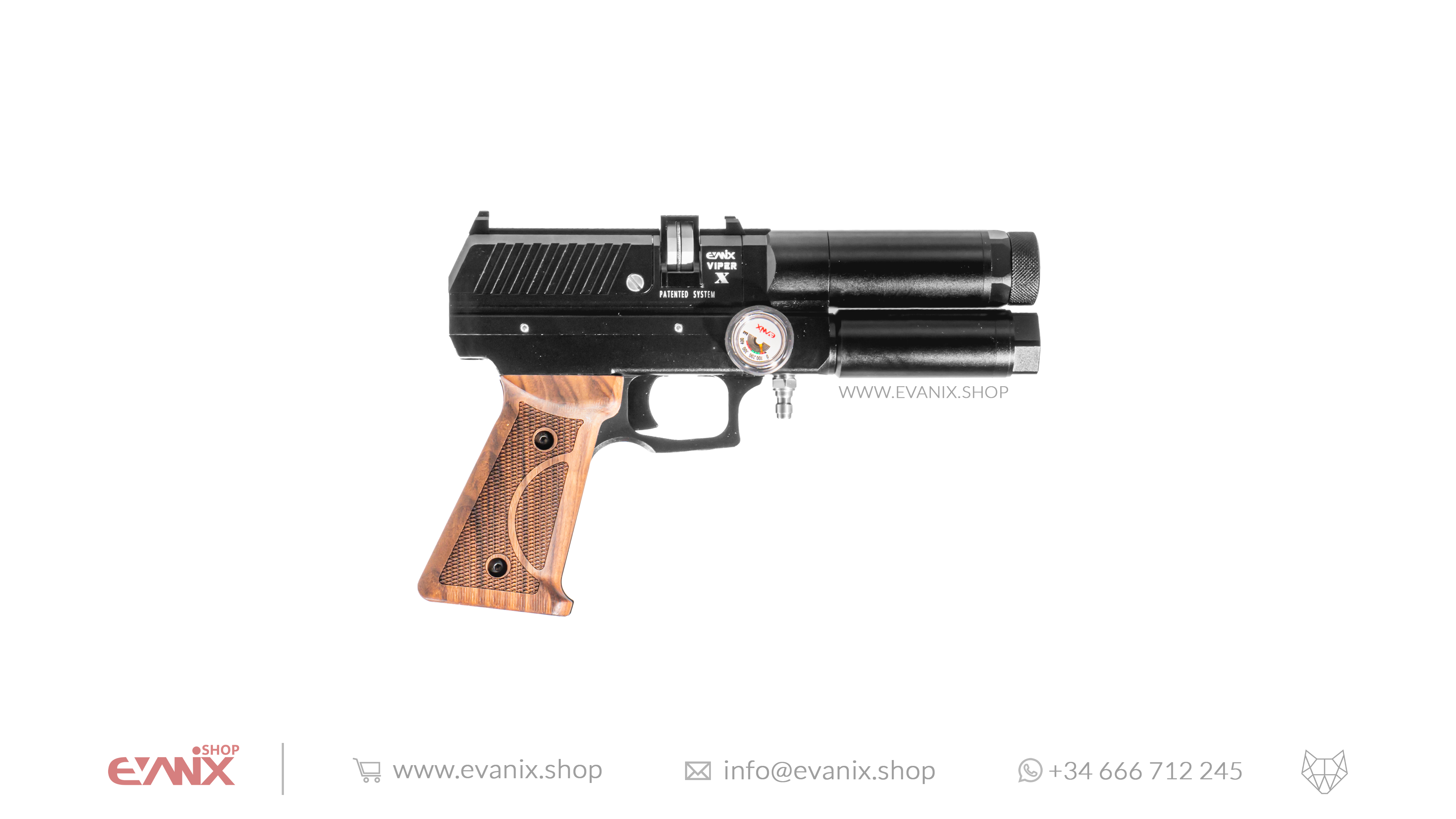 Evanix Viper X Semi-Automatic PCP Air Pistol