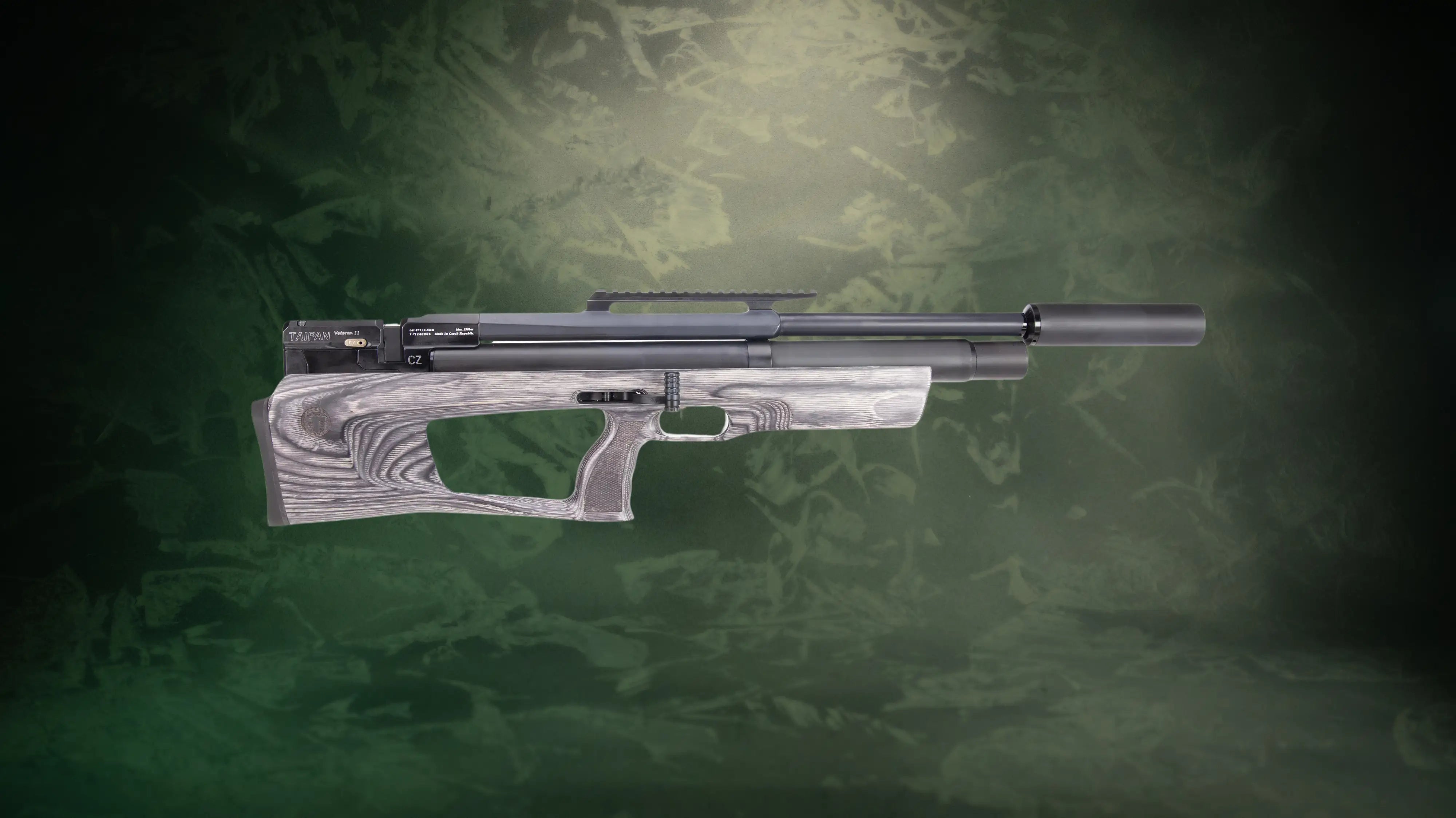 Taipan Veteran II PCP Air Rifle – 550mm Laminate Grey