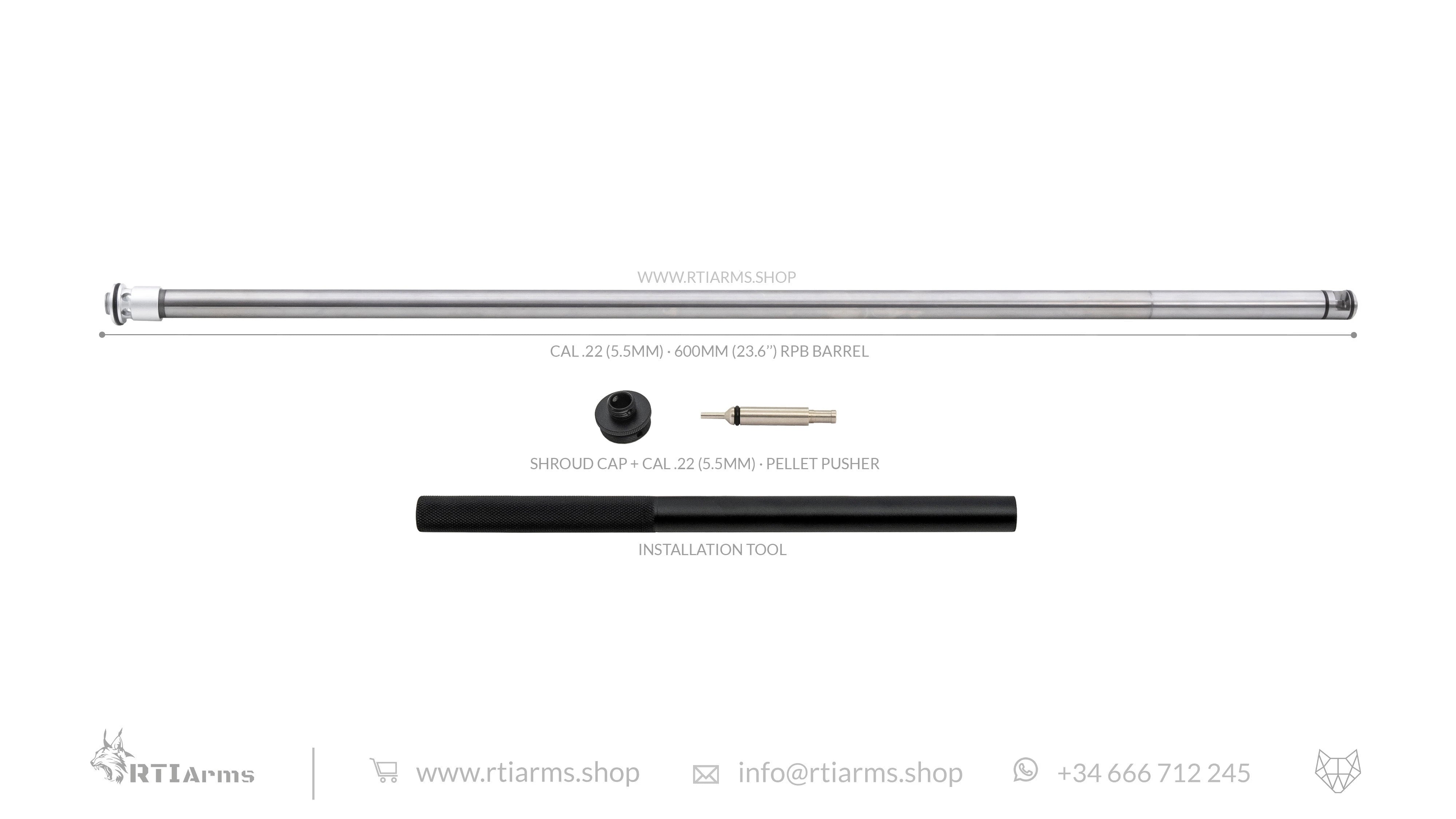 RTI Lothar Walther RPB Barrel - 600mm (24")