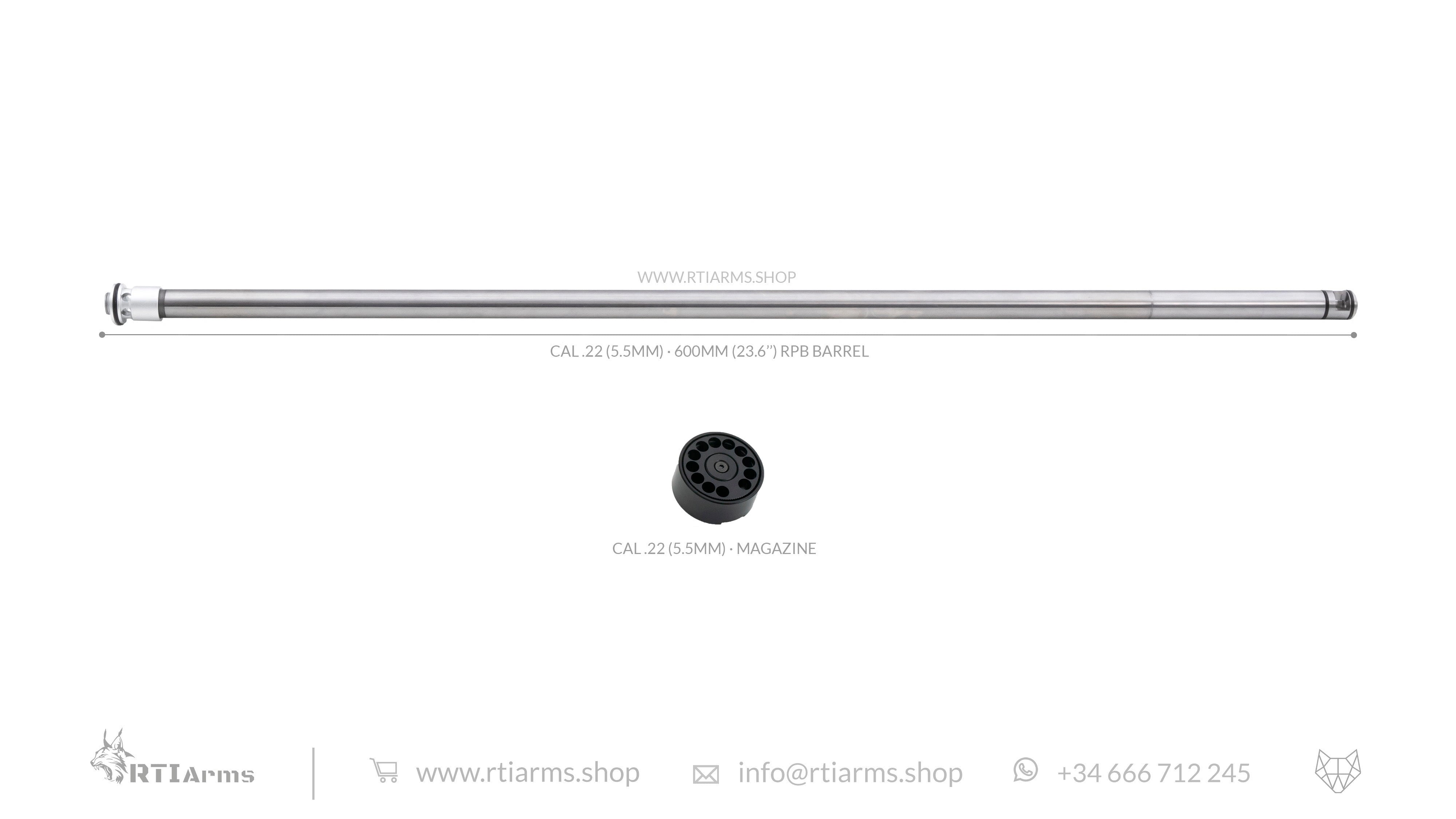 RTI Lothar Walther RPB Barrel - 600mm (24")