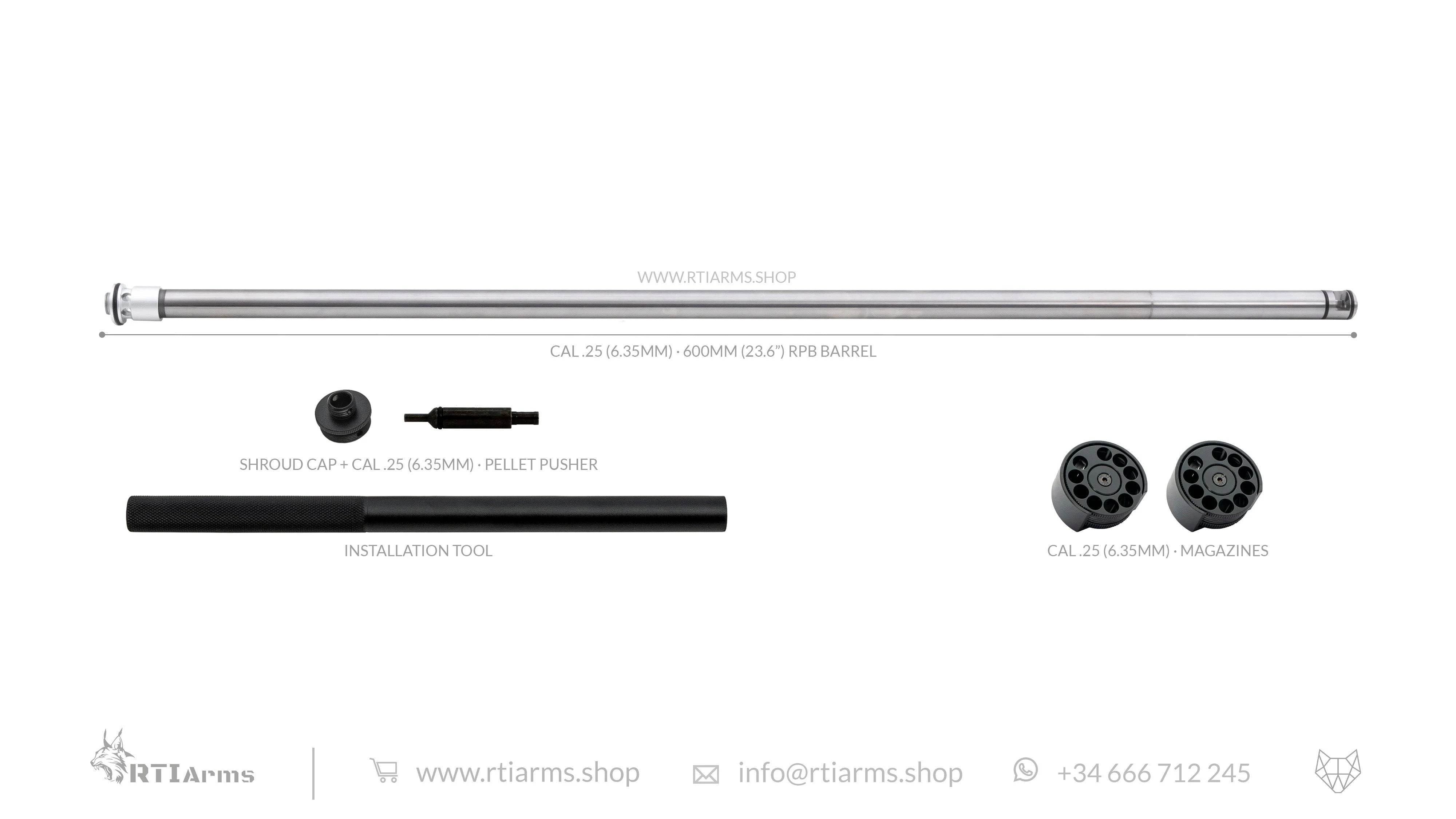 RTI Lothar Walther RPB Barrel - 600mm (24")