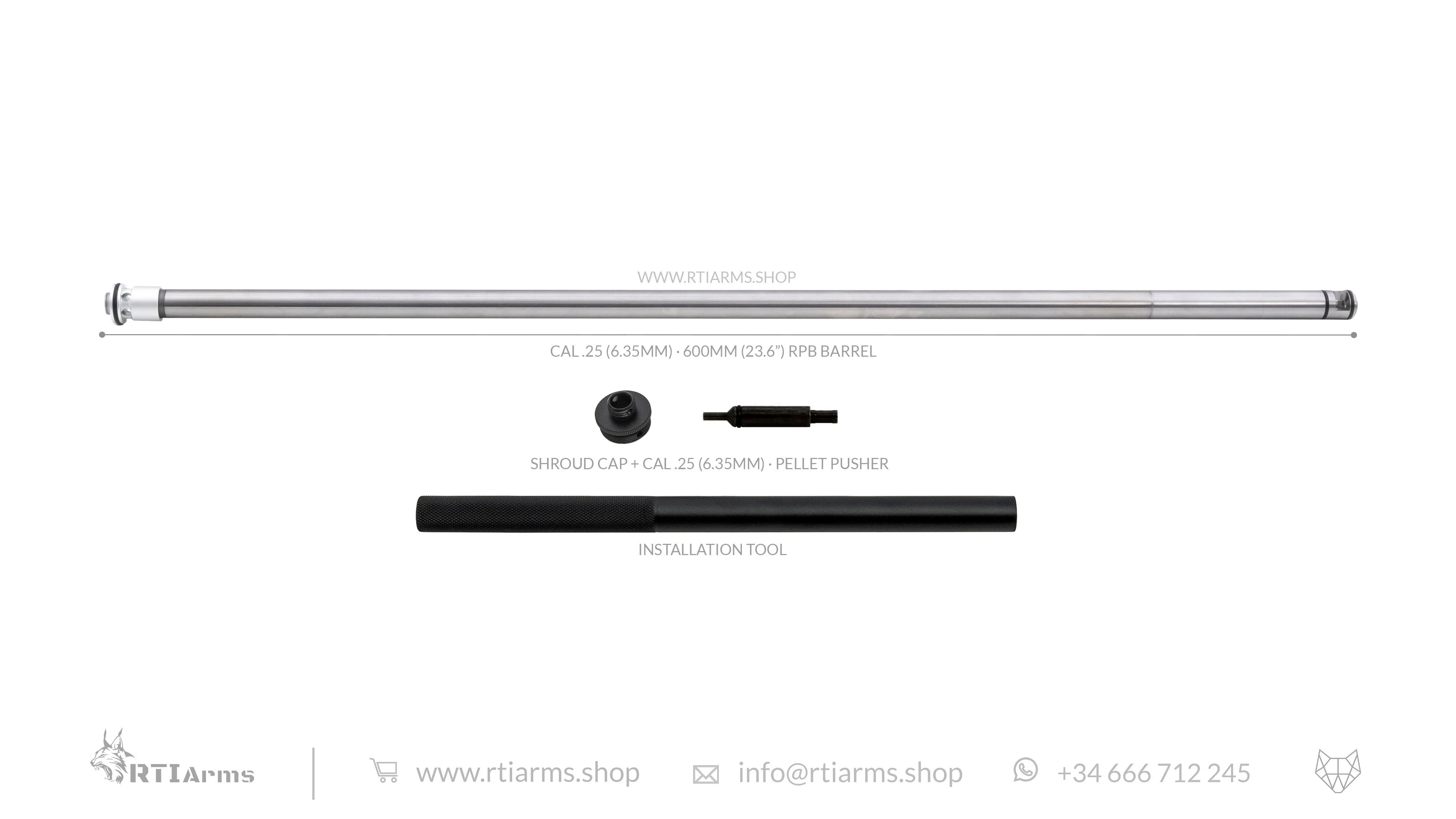 RTI Lothar Walther RPB Barrel - 600mm (24")