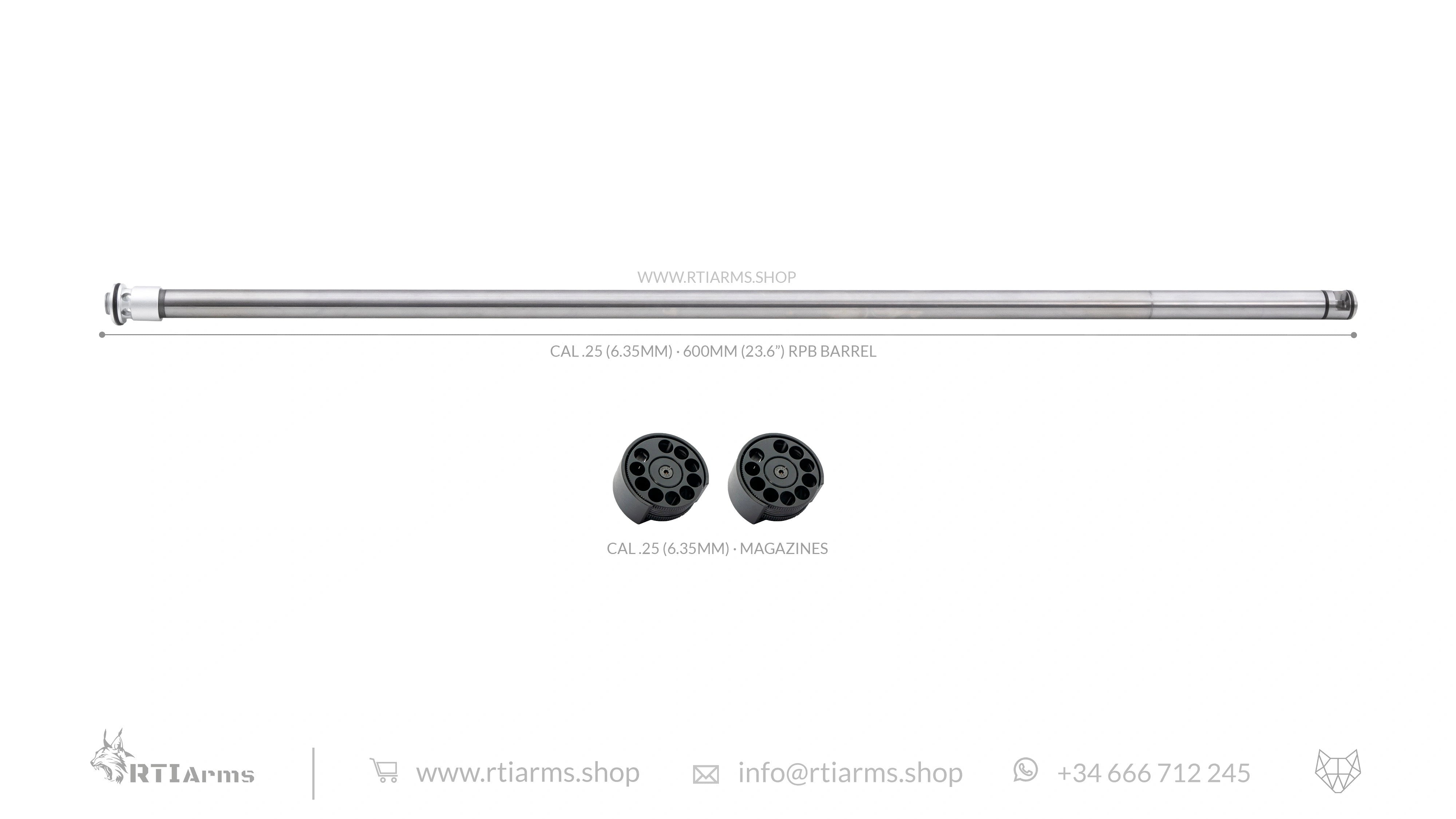 RTI Lothar Walther RPB Barrel - 600mm (24")