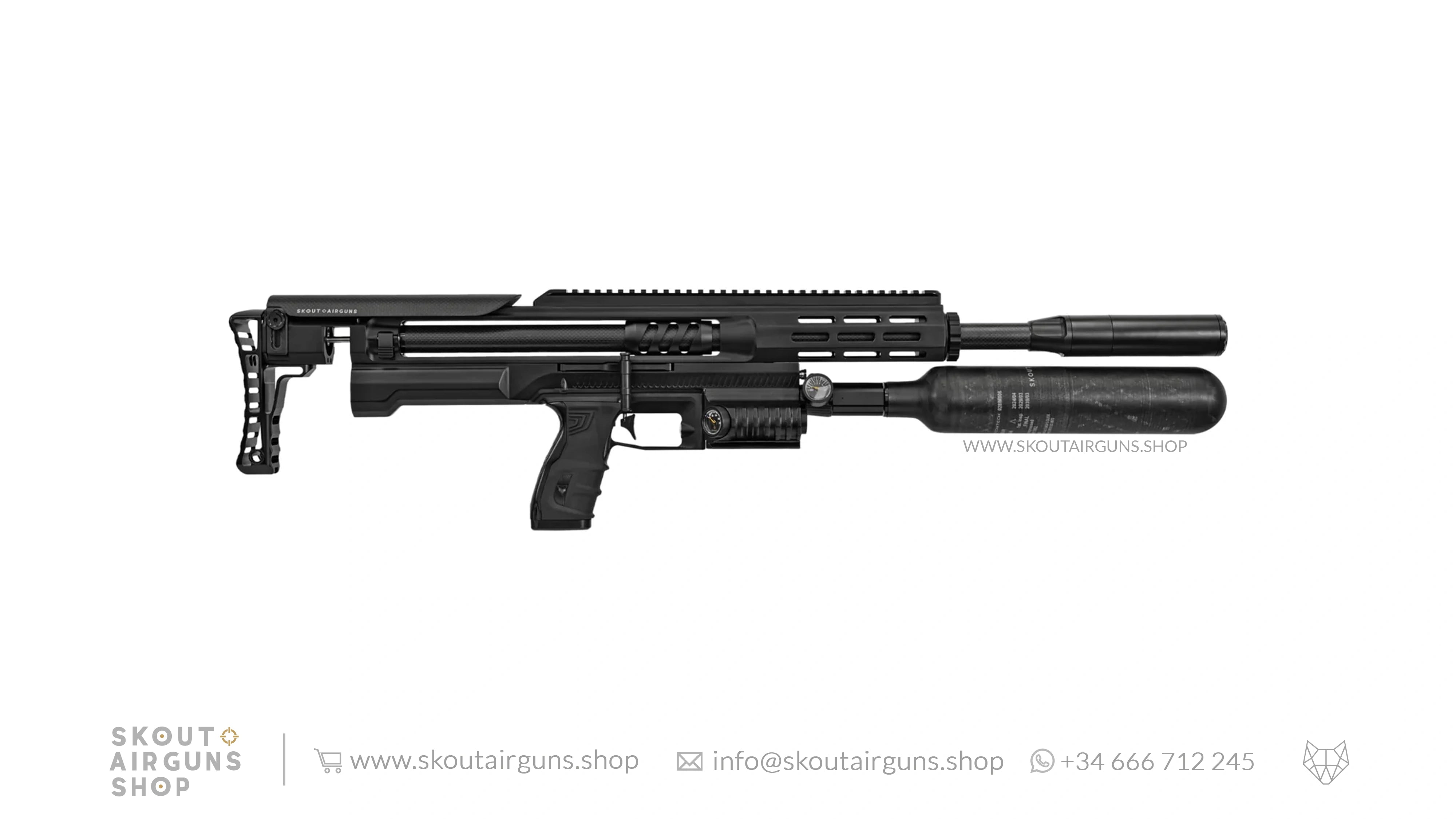 Skout Evo 25 Air Rifle - Cal .22 (5.5mm) with 635mm Barrel