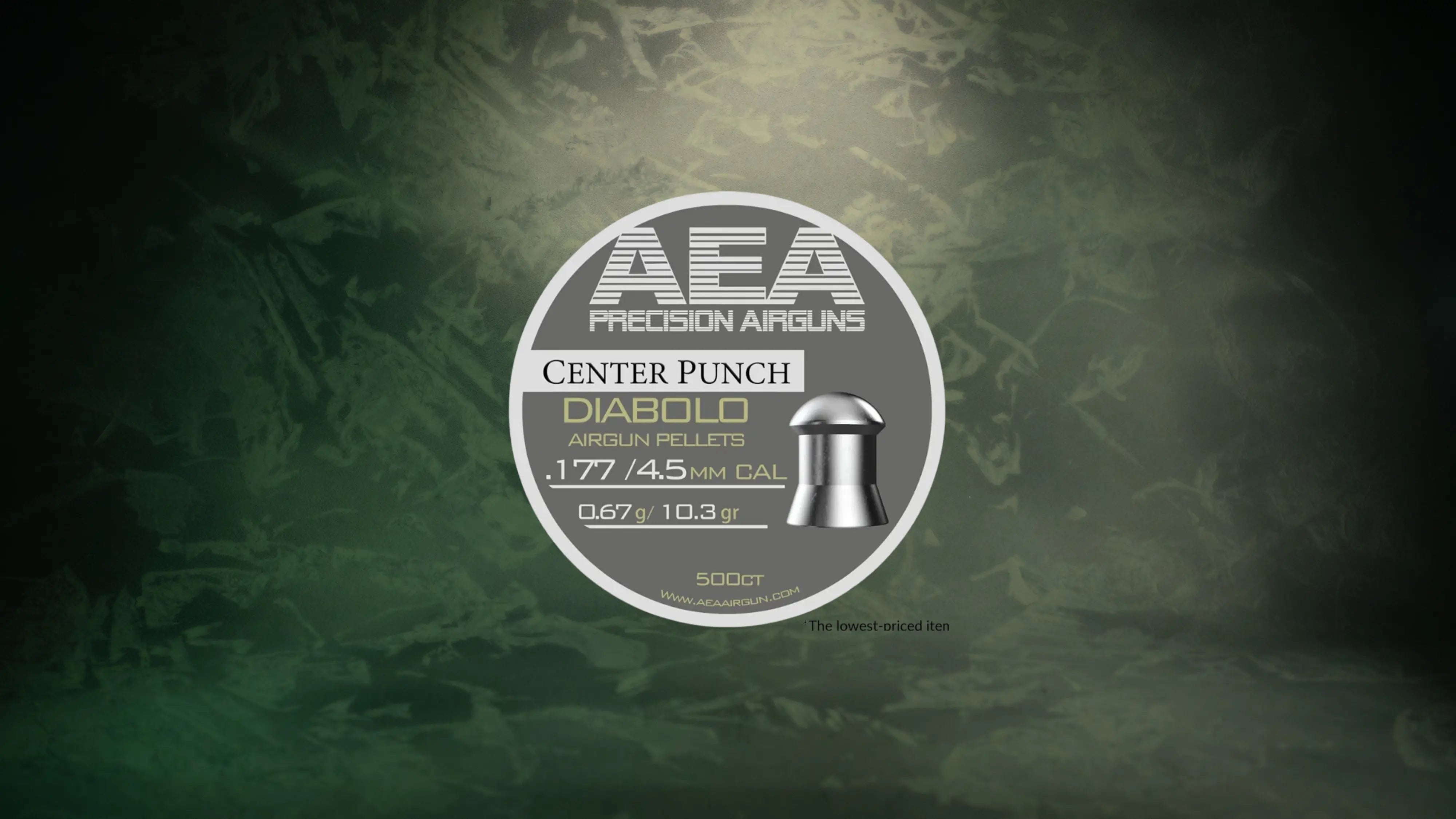 AEA Center Punch Diabolo Pellets - Cal .177 (4.5mm) | 0.67g (10.3gr)