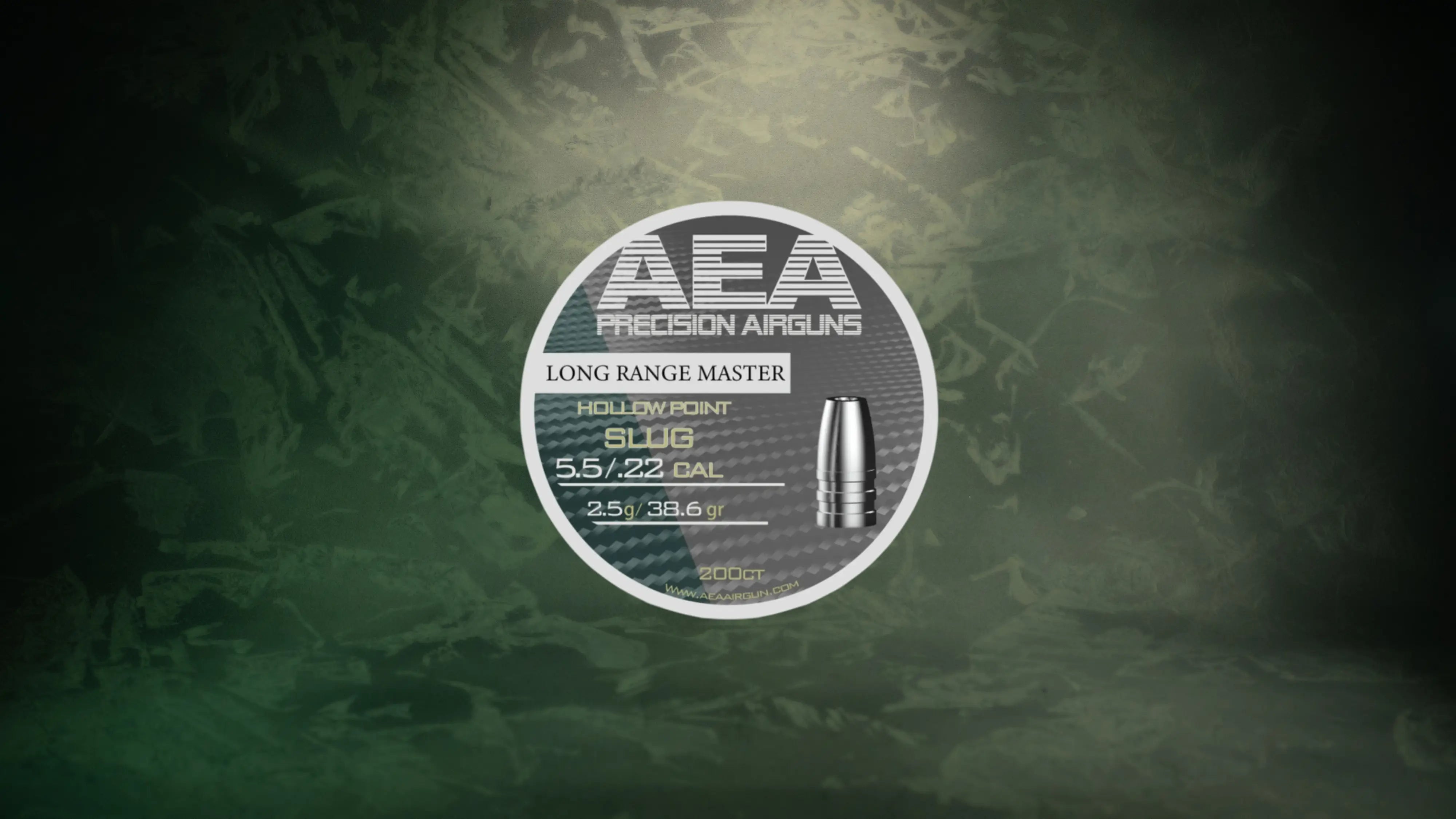 AEA Long Range Master Hollow Point Slugs - Cal .22 (5.5mm) | 2.5g (38.6gr)