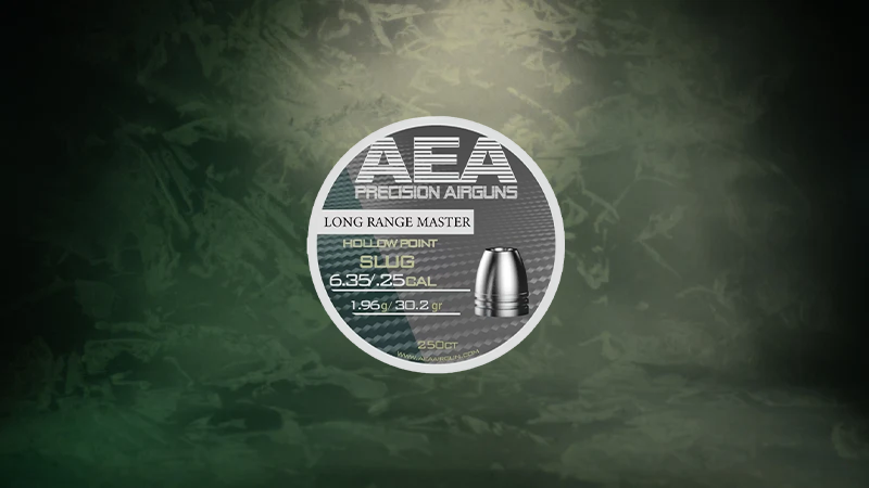 AEA Long Range Master Hollow Point Slugs - Cal .25 (6.35mm) | 1.96g (30.2gr)