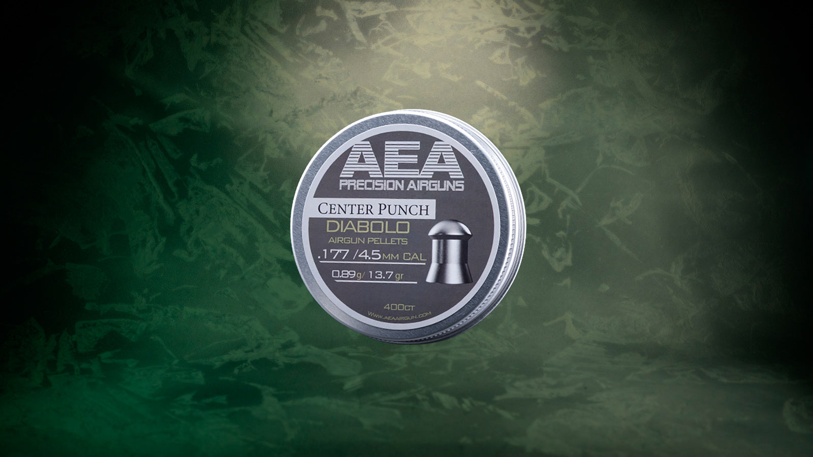 AEA Center Punch Diabolo Pellets · Cal .177 (4.5mm) · 0.89g (13.7gr)