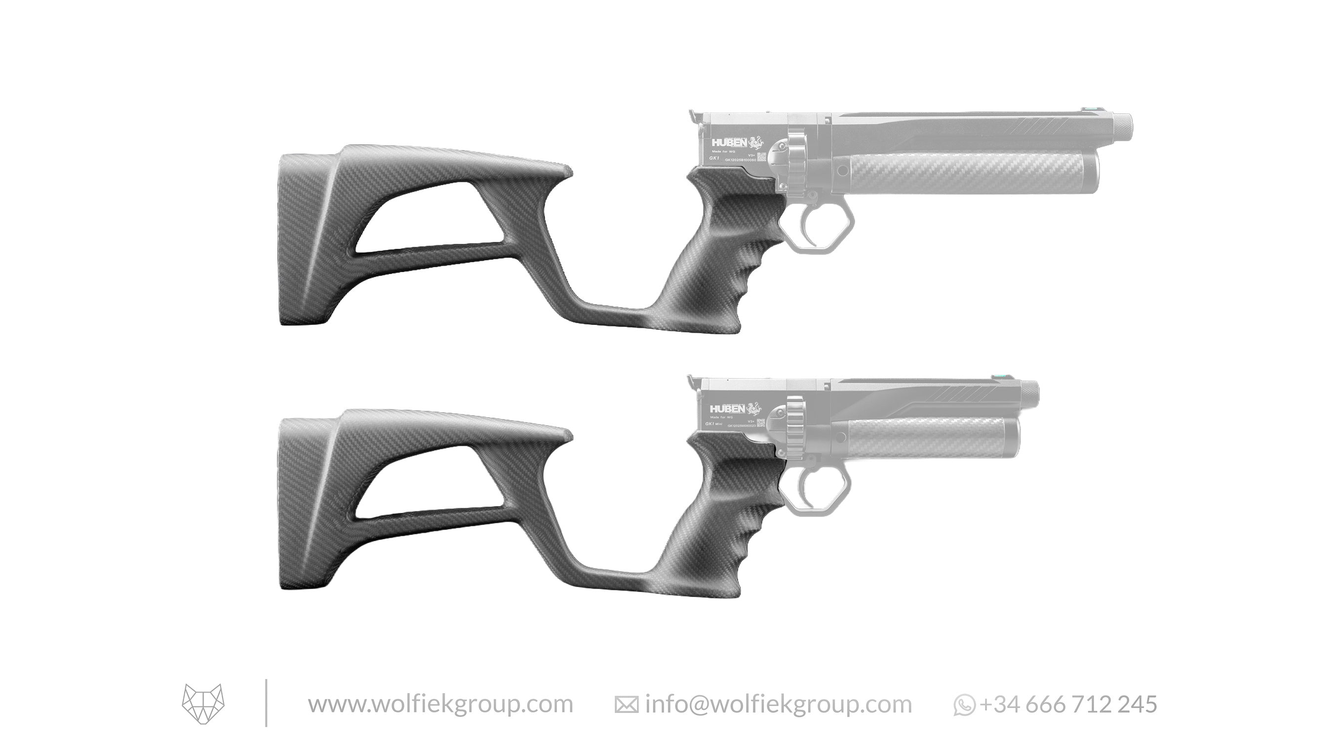 Wolfiek Carbon Fiber Stock for GK1 Air Pistol
