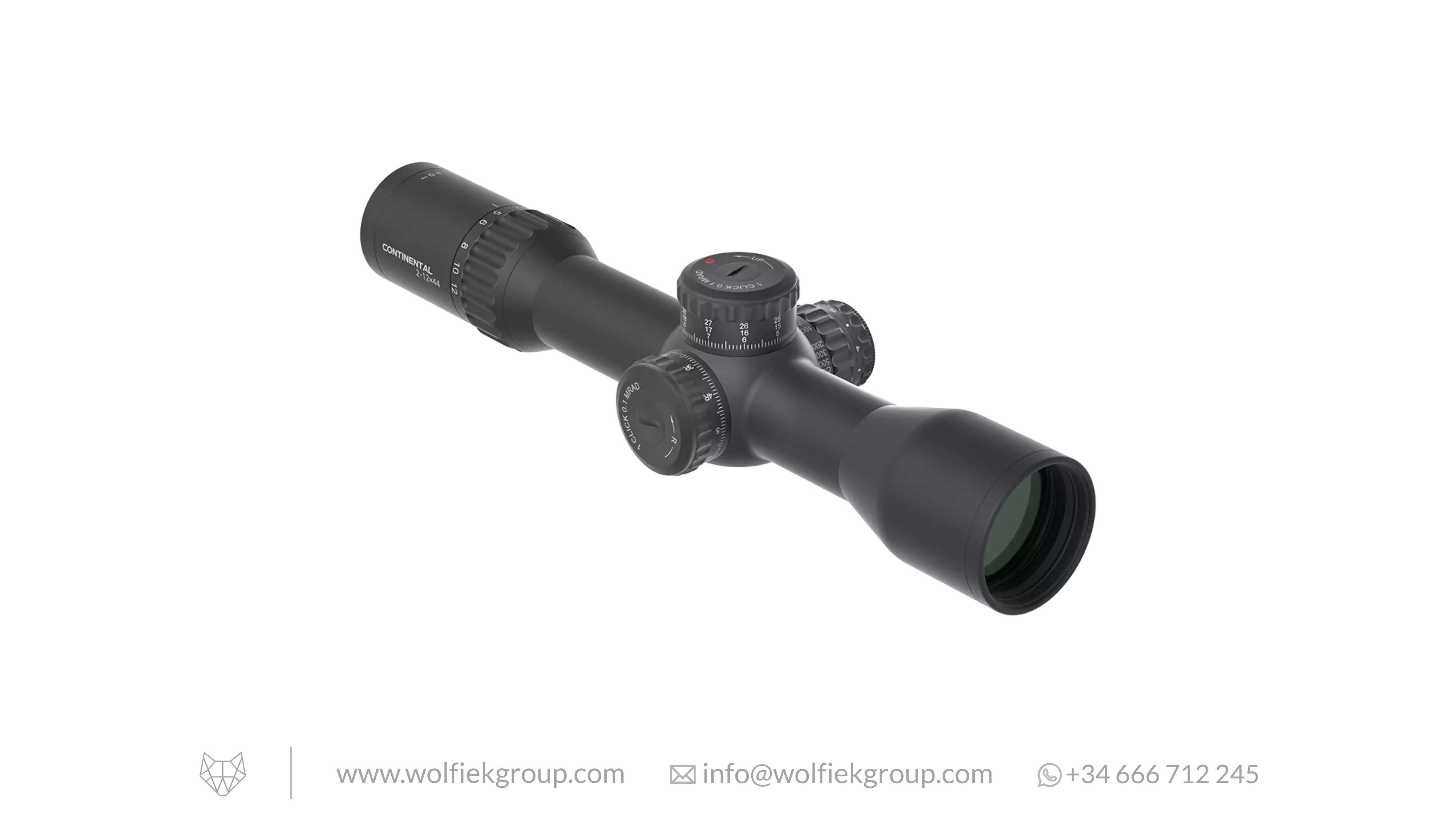 Vector Optics Continental Riflescope - x6 2-12x44 CTR MPVO