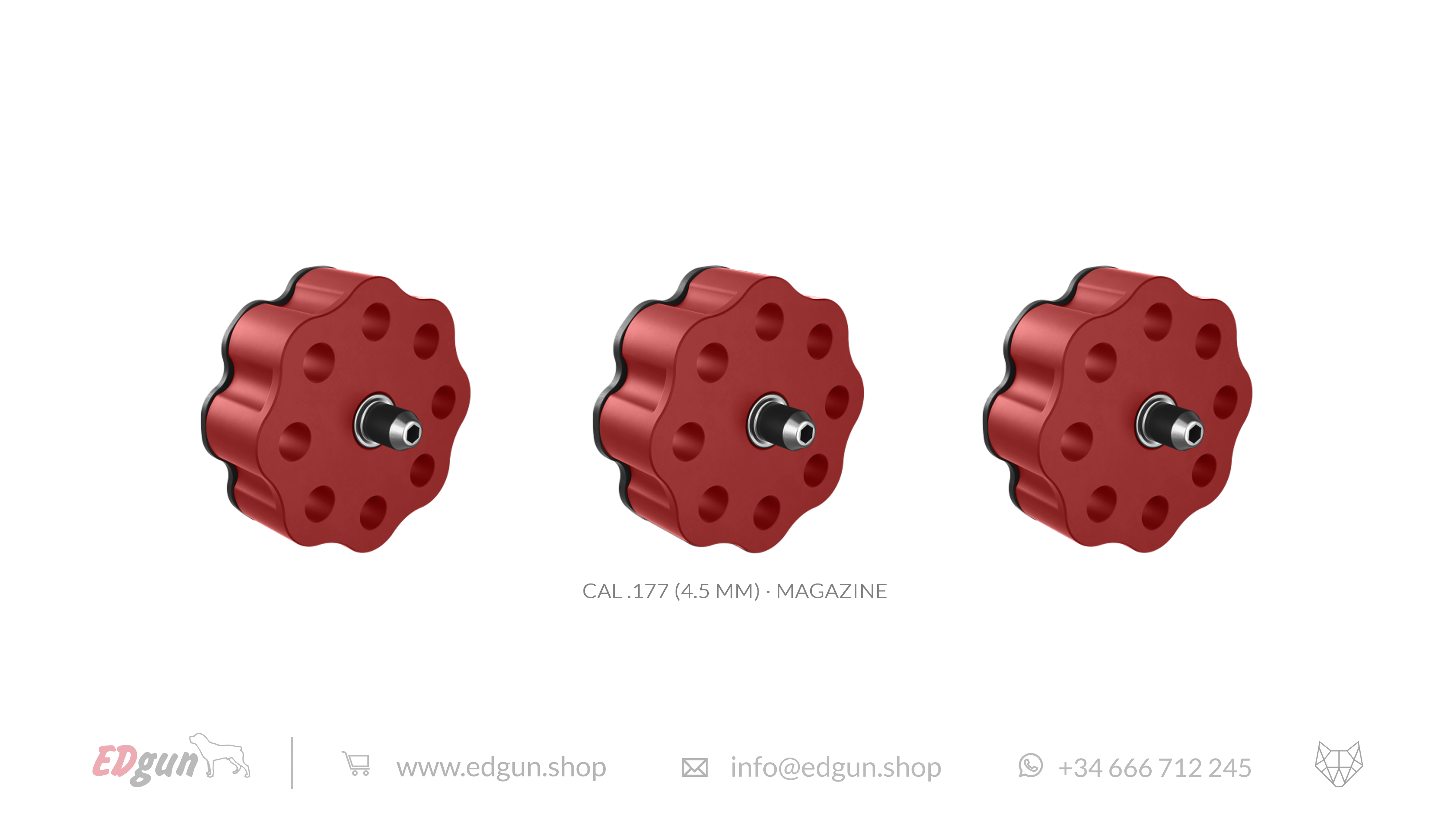 EDgun · Magazines for Leshiy 2 · Metal · Pellets