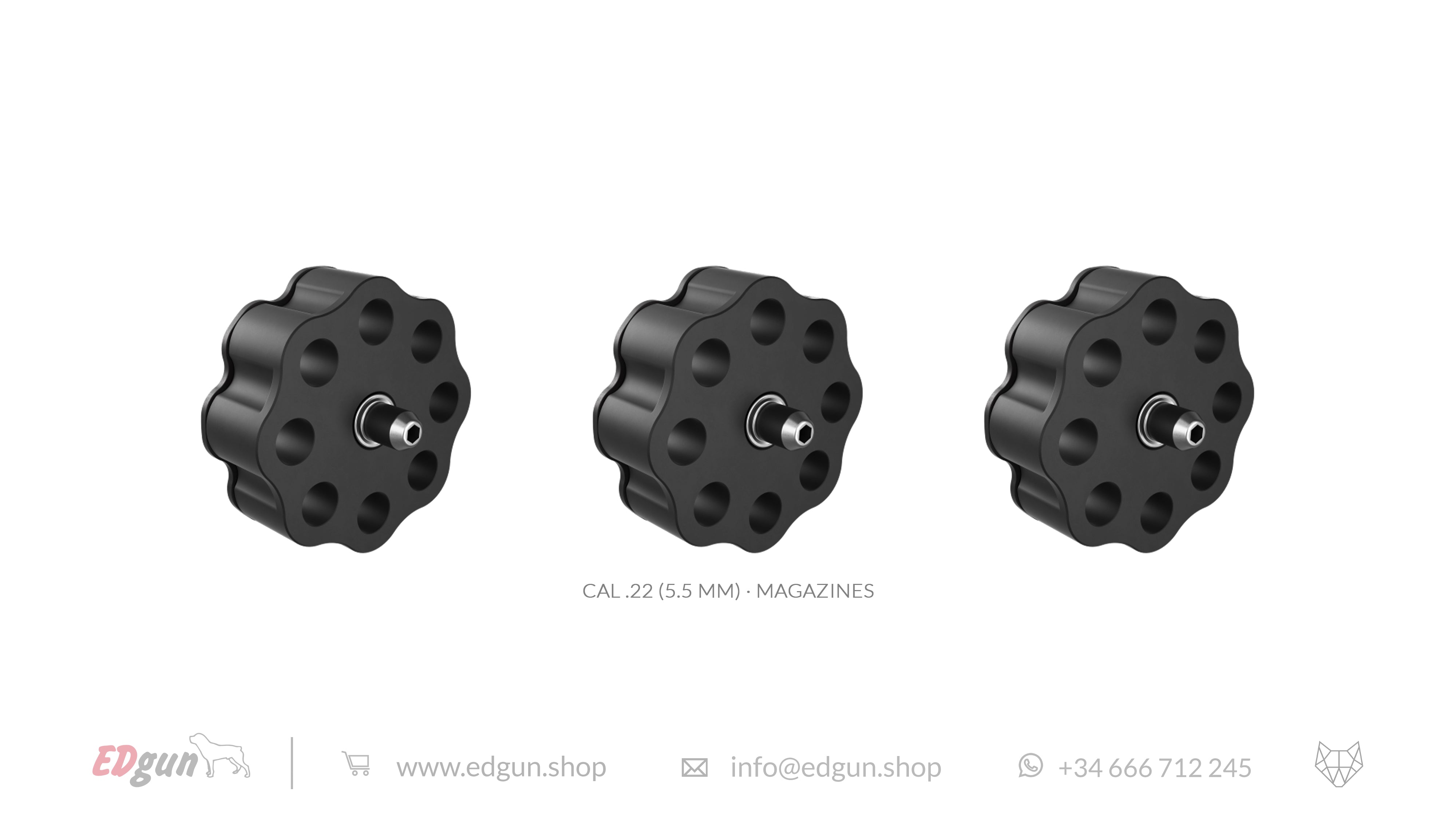 EDgun · Magazines for Leshiy 2 · Metal · Pellets