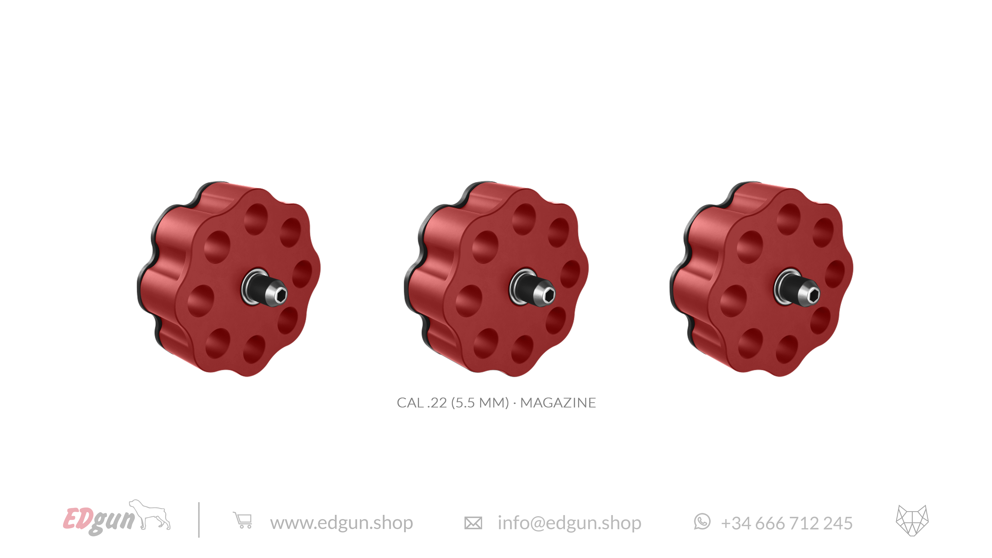 EDgun · Magazines for Leshiy 2 · Metal · Pellets