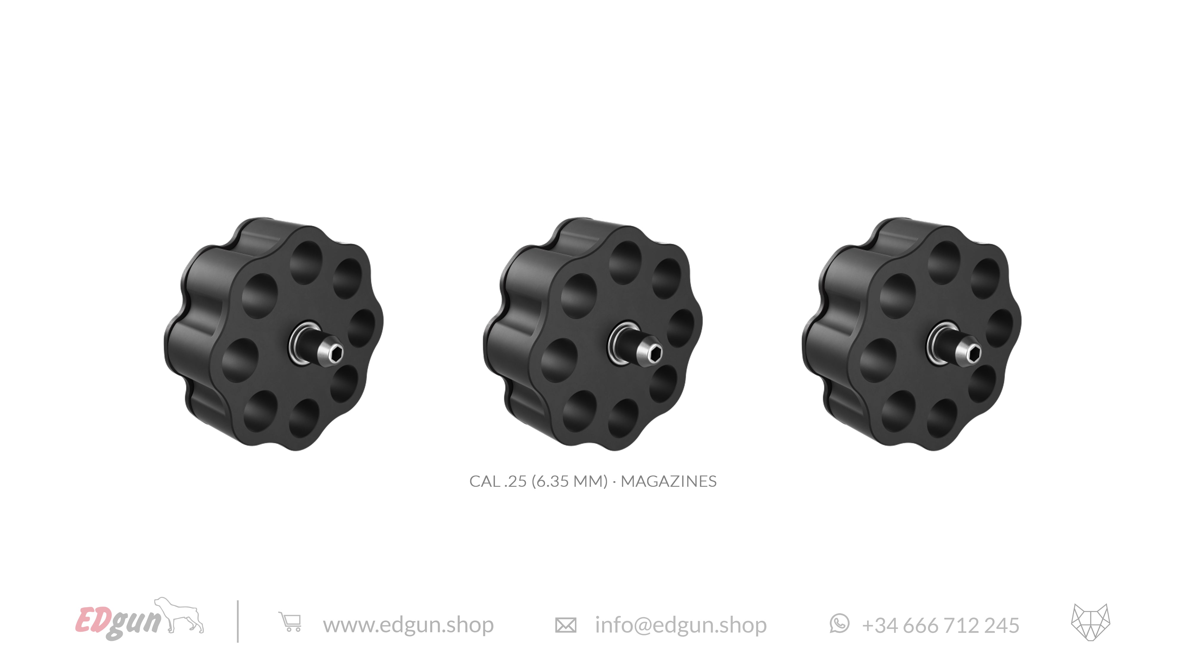 EDgun · Magazines for Leshiy 2 · Metal · Pellets
