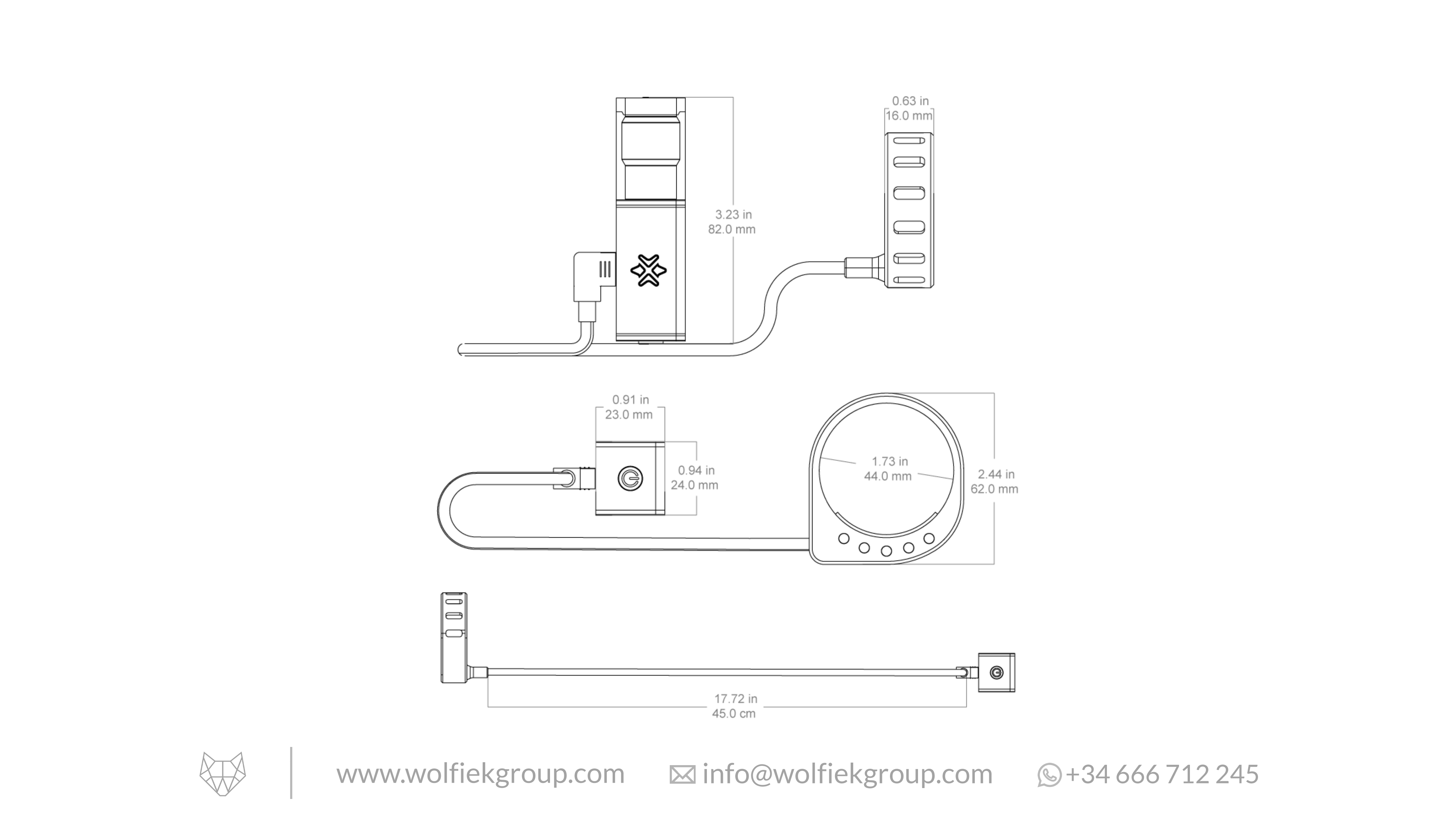 Vector Optics Electronic Scope Level with Dual-Indicator ACD System
