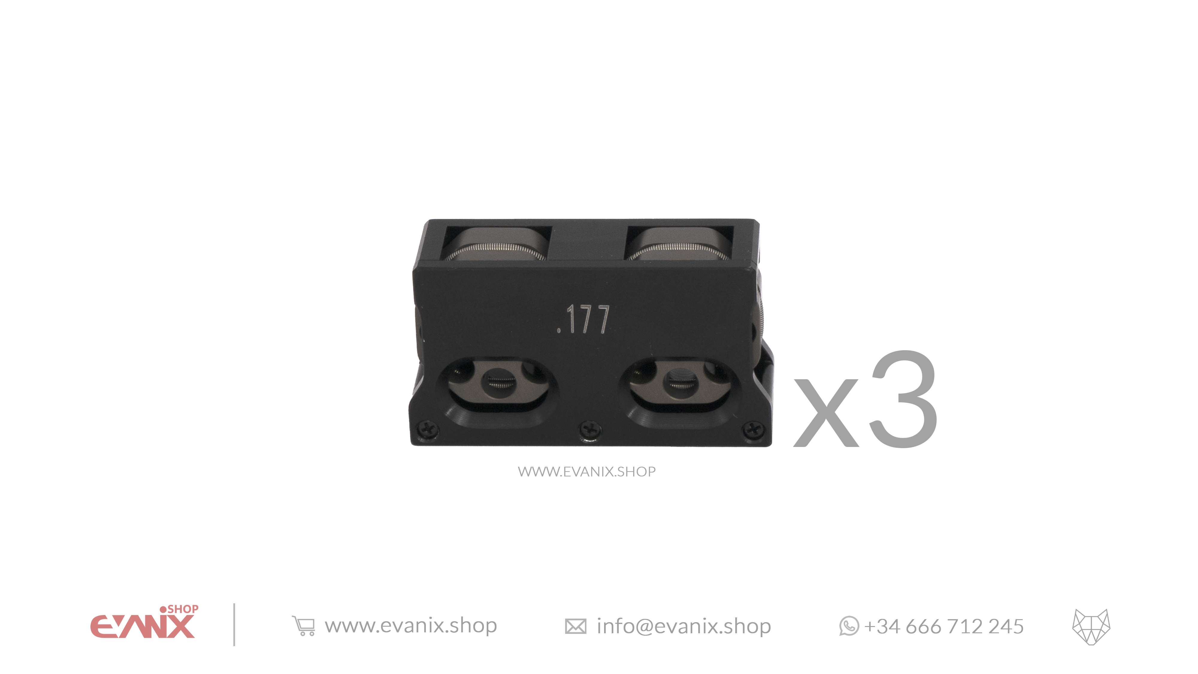 Double Magazines for Evanix Viper Air Pistol