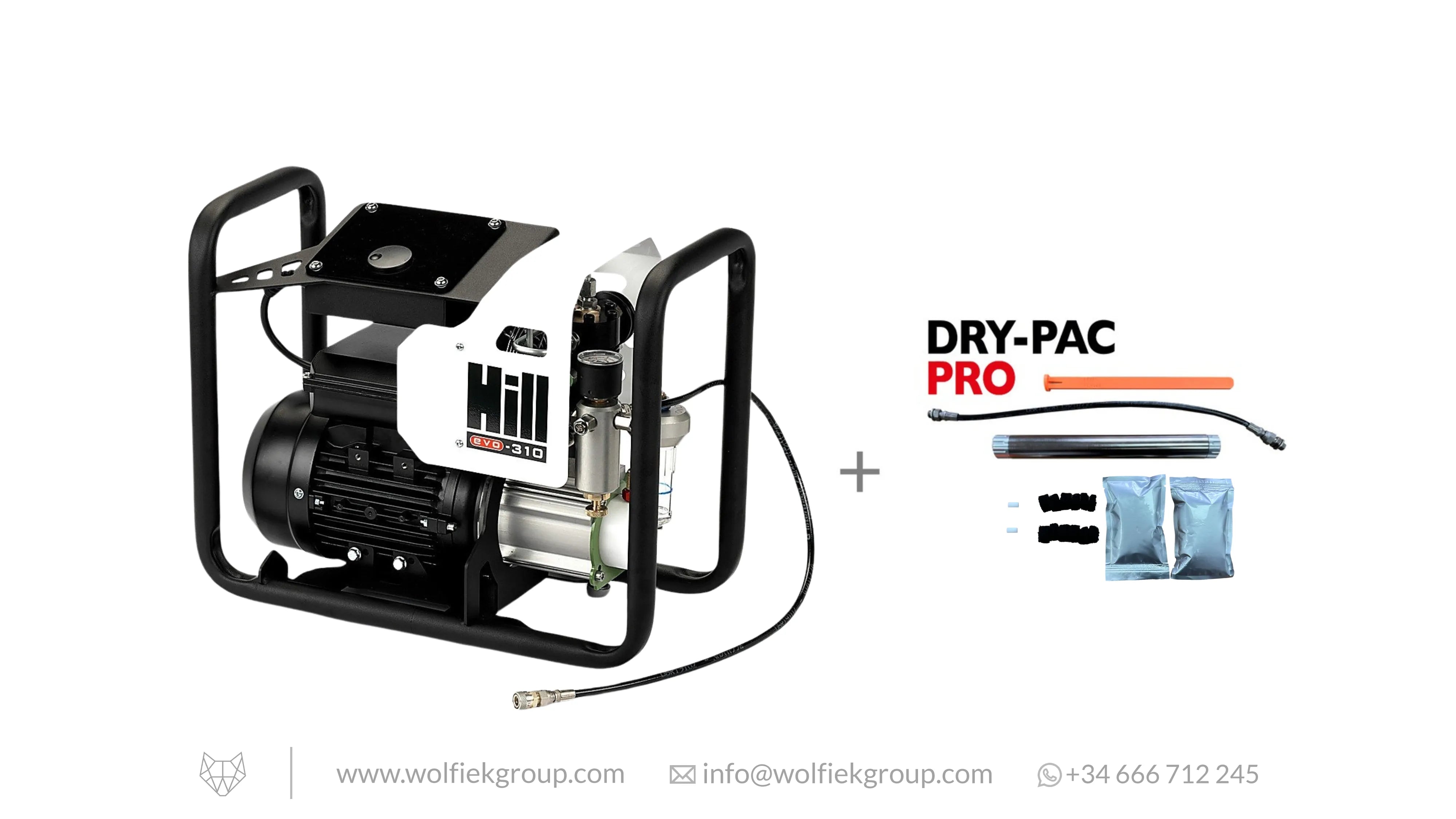 Hill Electric PCP Airgun Air Compressor EVO–310 – 310BAR/4500 PSI