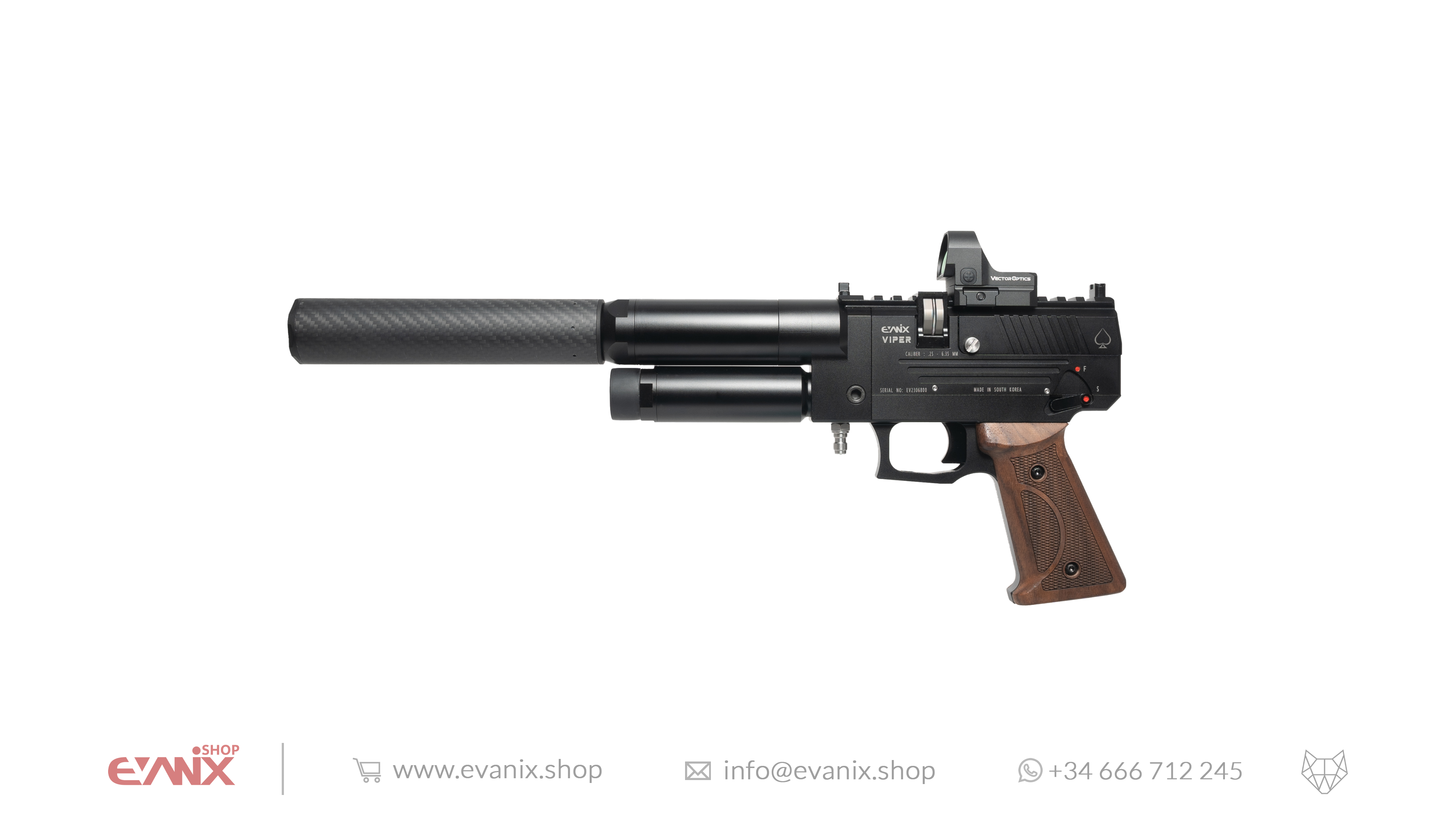 Evanix Viper Semi-Automatic PCP Air Pistol