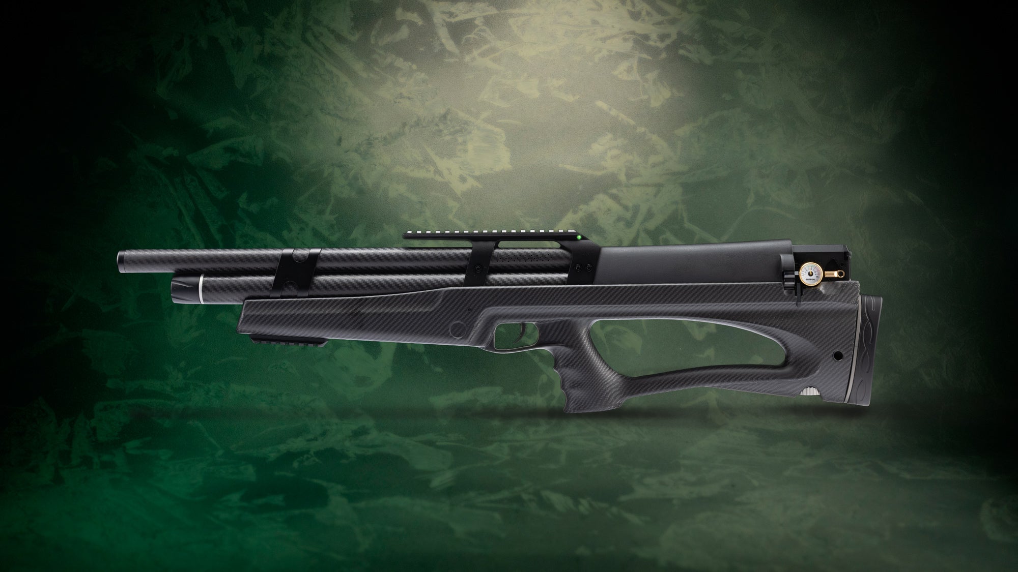 Wolfiek Huben K1 Lite with Weaver Rail and Carbon Fiber Stock