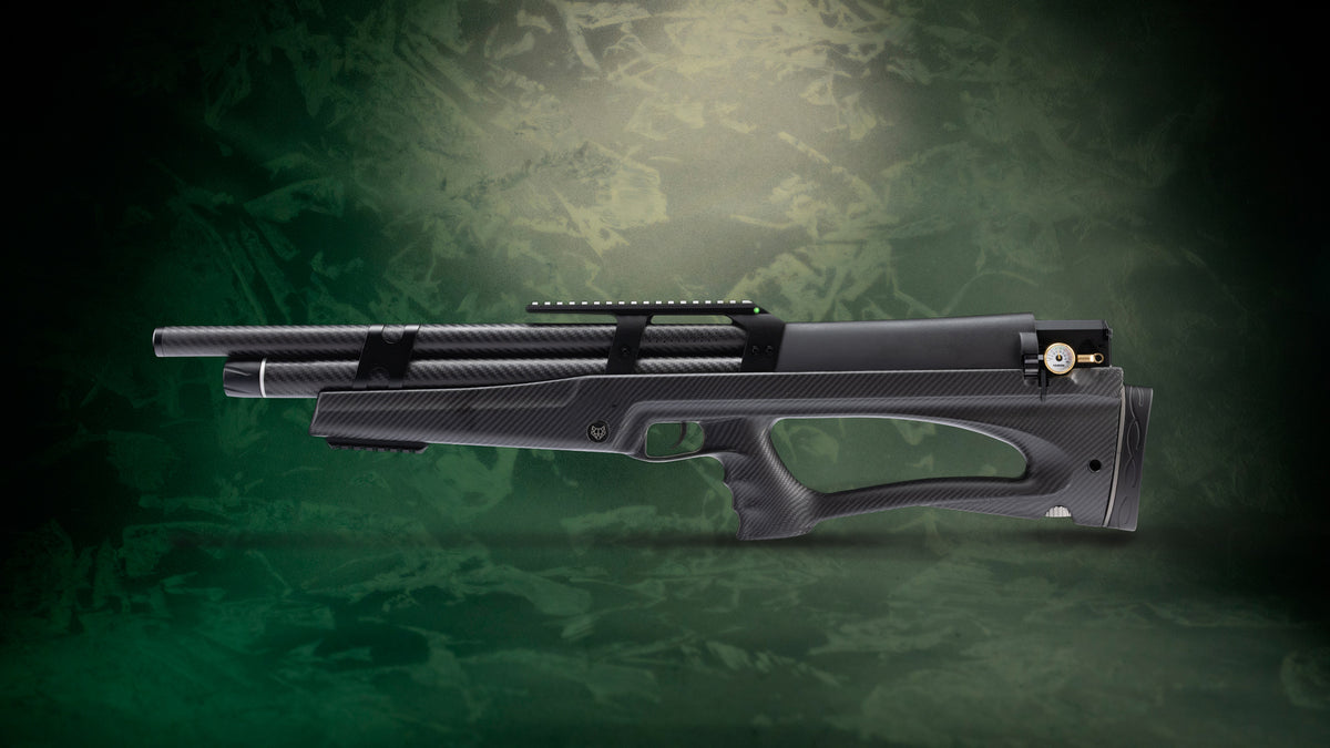 Wolfiek Huben K1 Lite Carbon Fiber Air Rifle - Cal .30 (7.62mm)