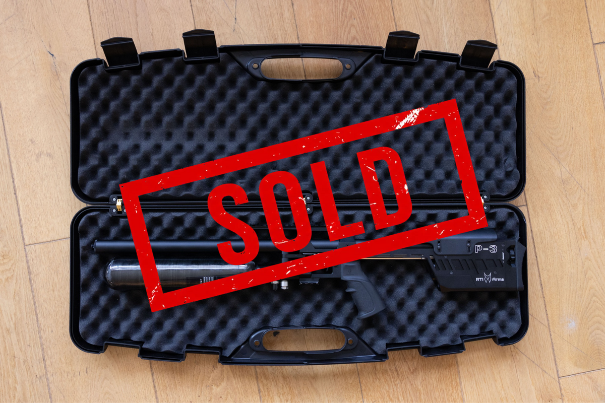 RTI P-3 Performance Black · Cal .22 (5.5mm) · Pre-Owned · Grade: AAA · 25% OFF