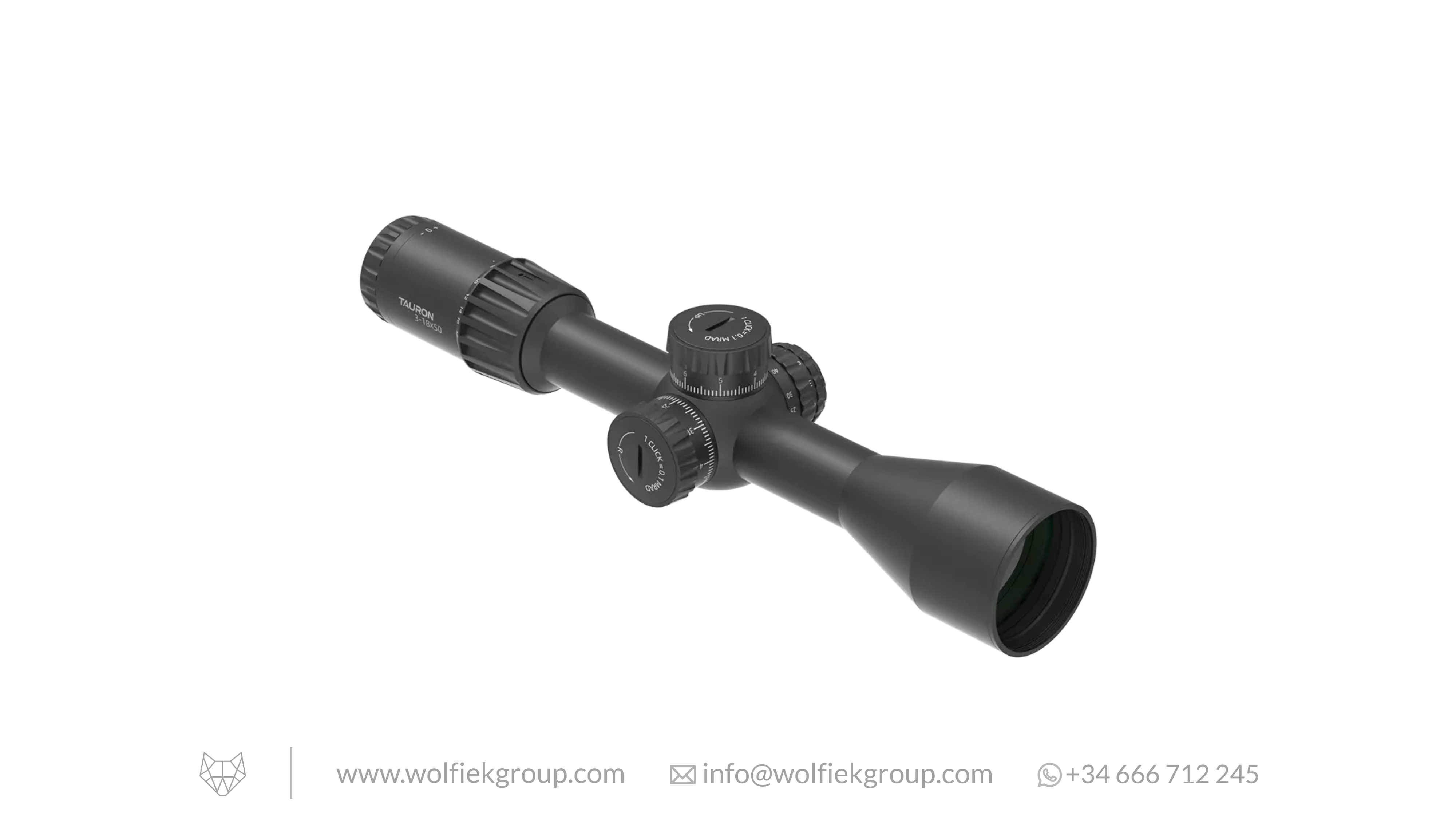 Vector Optics Tauron Riflescope -  3-18x50 GenII