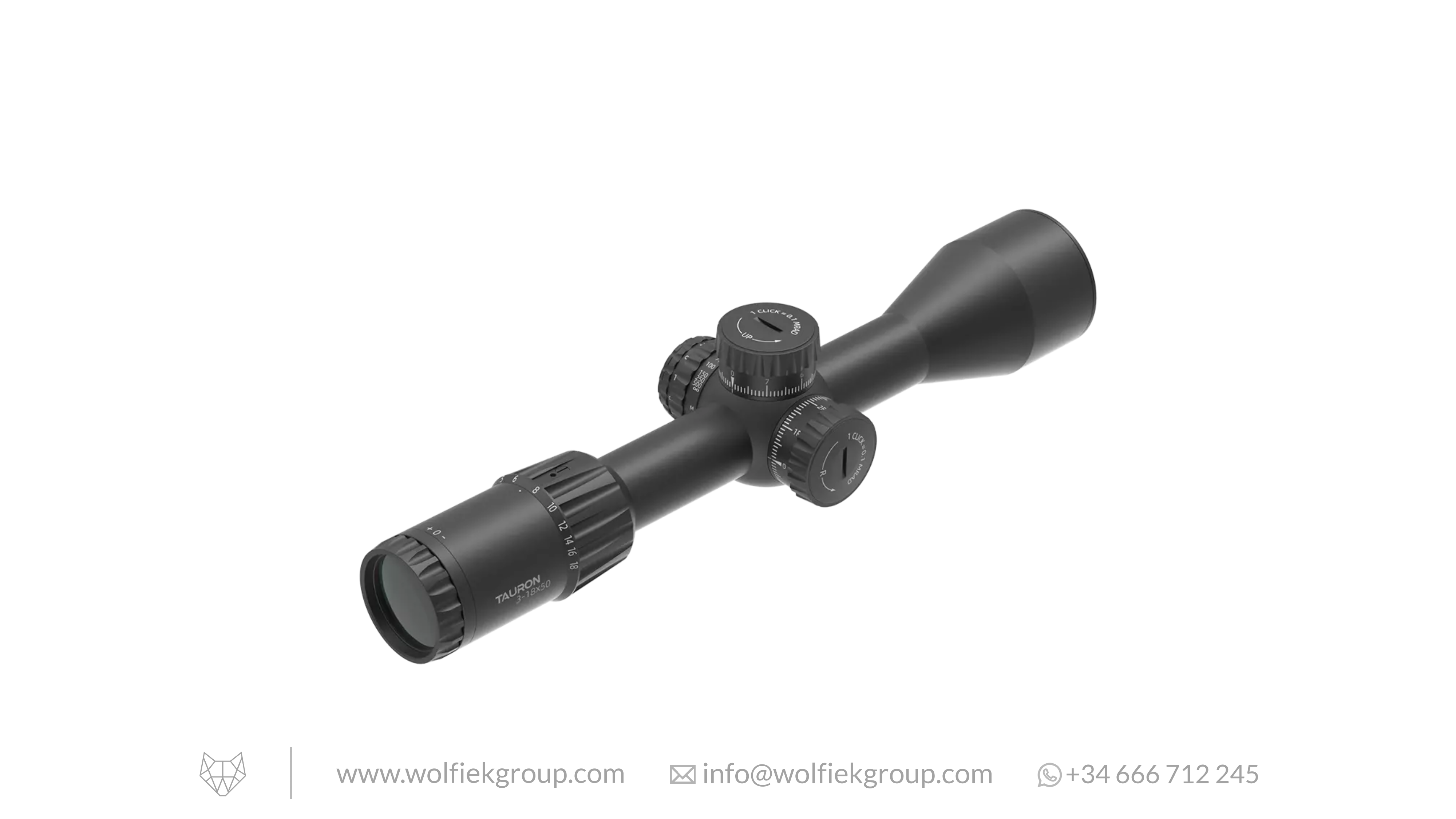 Vector Optics Tauron Riflescope -  3-18x50 GenII
