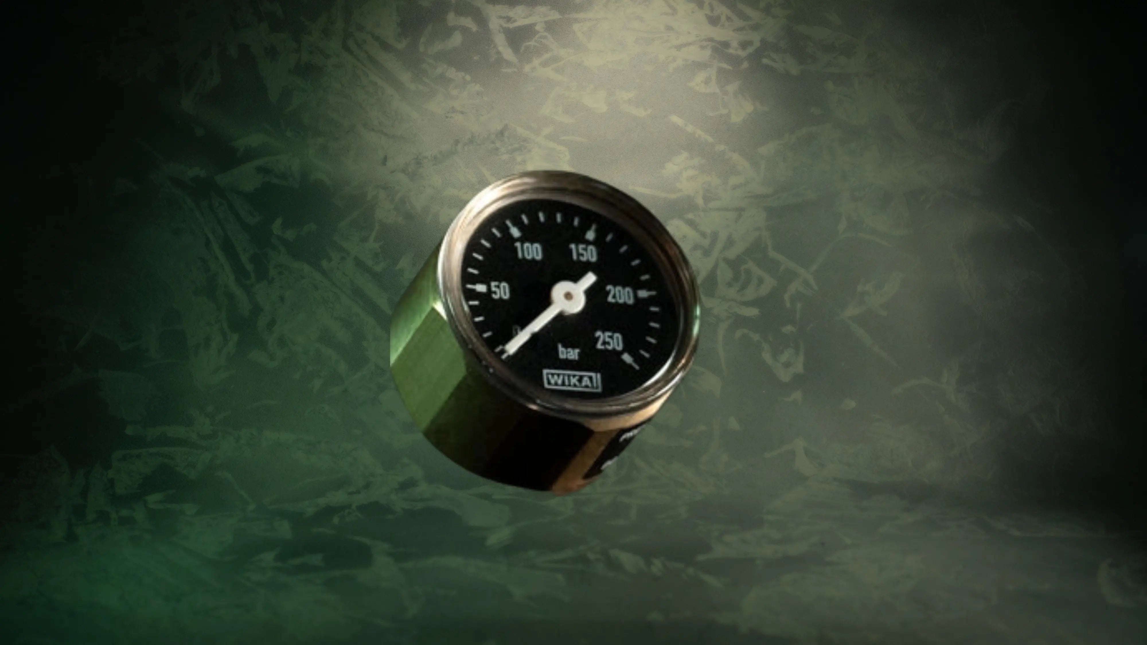 Wika Analogue Pressure Gauge 0 - 250 BAR - Black Limited Edition