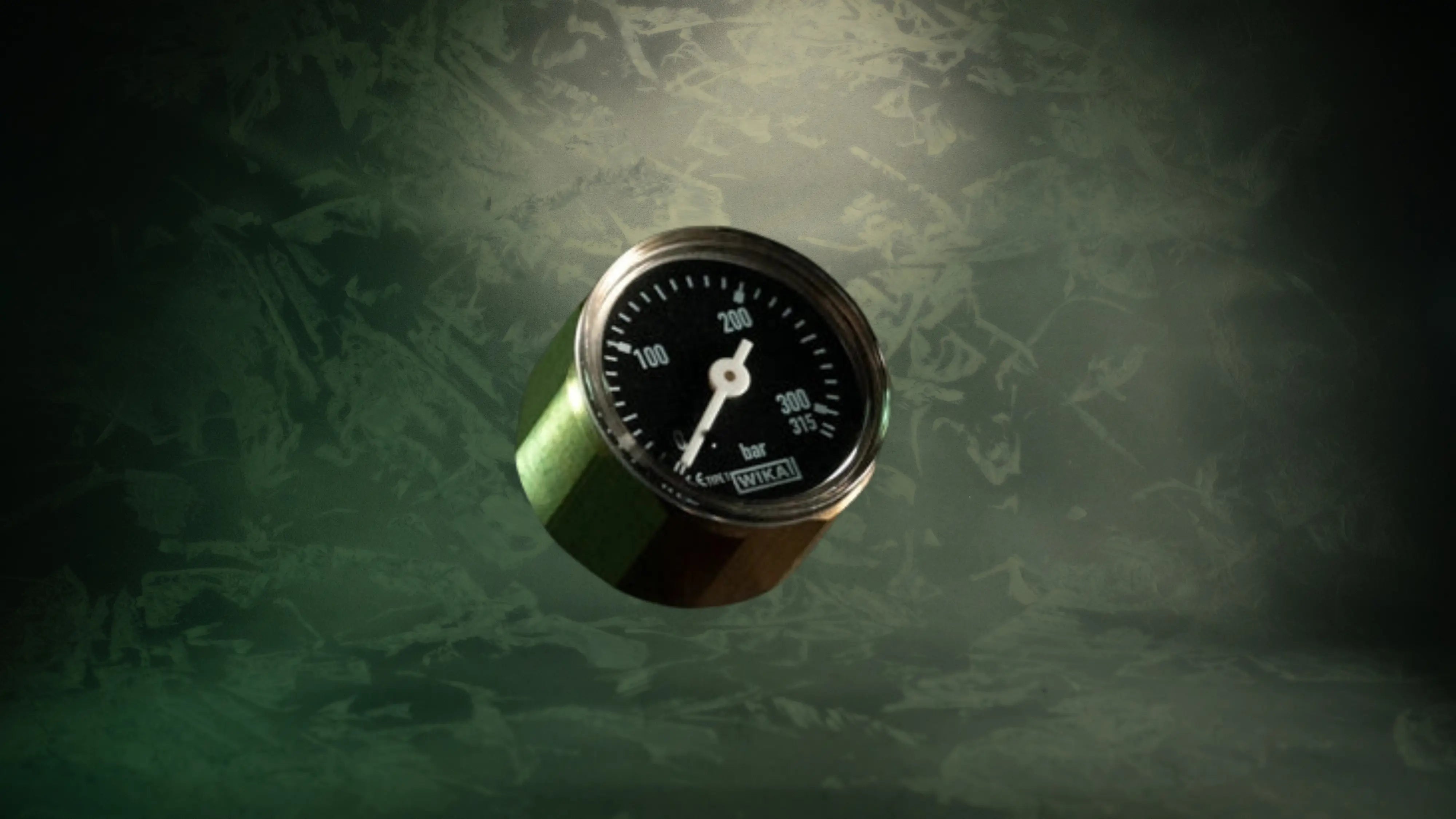 Wika Analogue Pressure Gauge 0 - 315 BAR - Black Limited Edition
