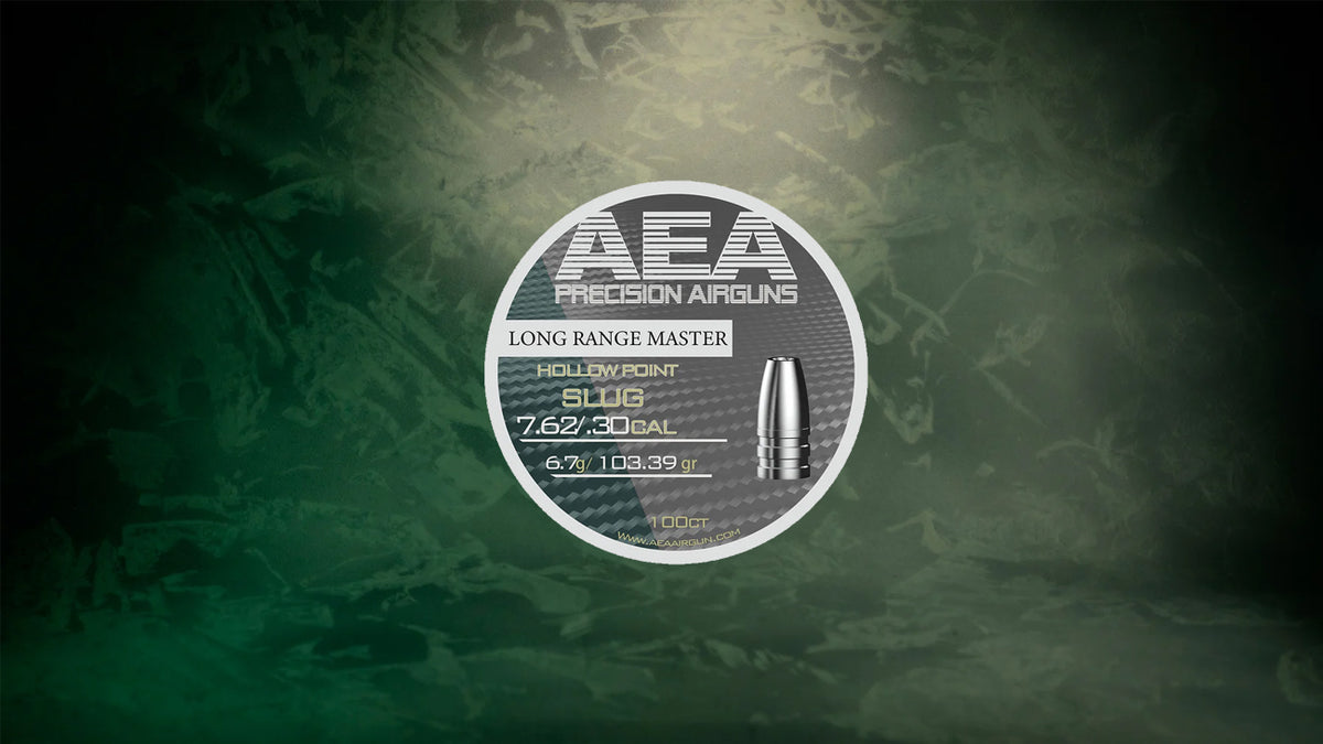 AEA Long Range Master Hollow Point Slugs - Cal .30 (7.62mm) - 6.7g (103.39gr)