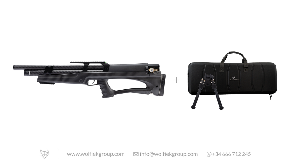 Wolfiek Huben K1 Lite Carbon Fiber Air Rifle · .177 Cal (4.5mm)