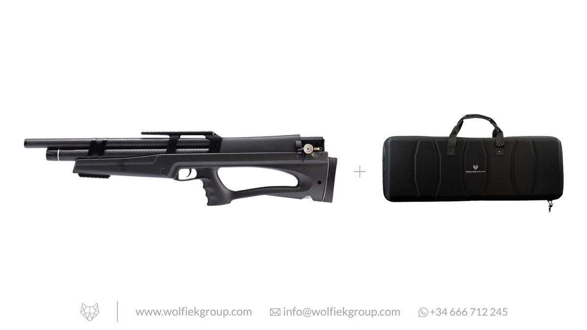Wolfiek Huben K1 Lite Carbon Fiber Air Rifle · .177 Cal (4.5mm)