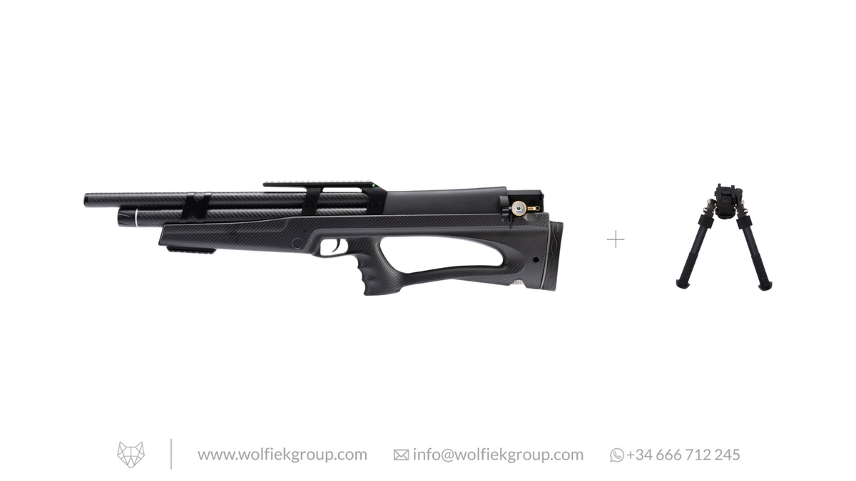 Wolfiek Huben K1 Lite Carbon Fiber Air Rifle · .177 Cal (4.5mm)