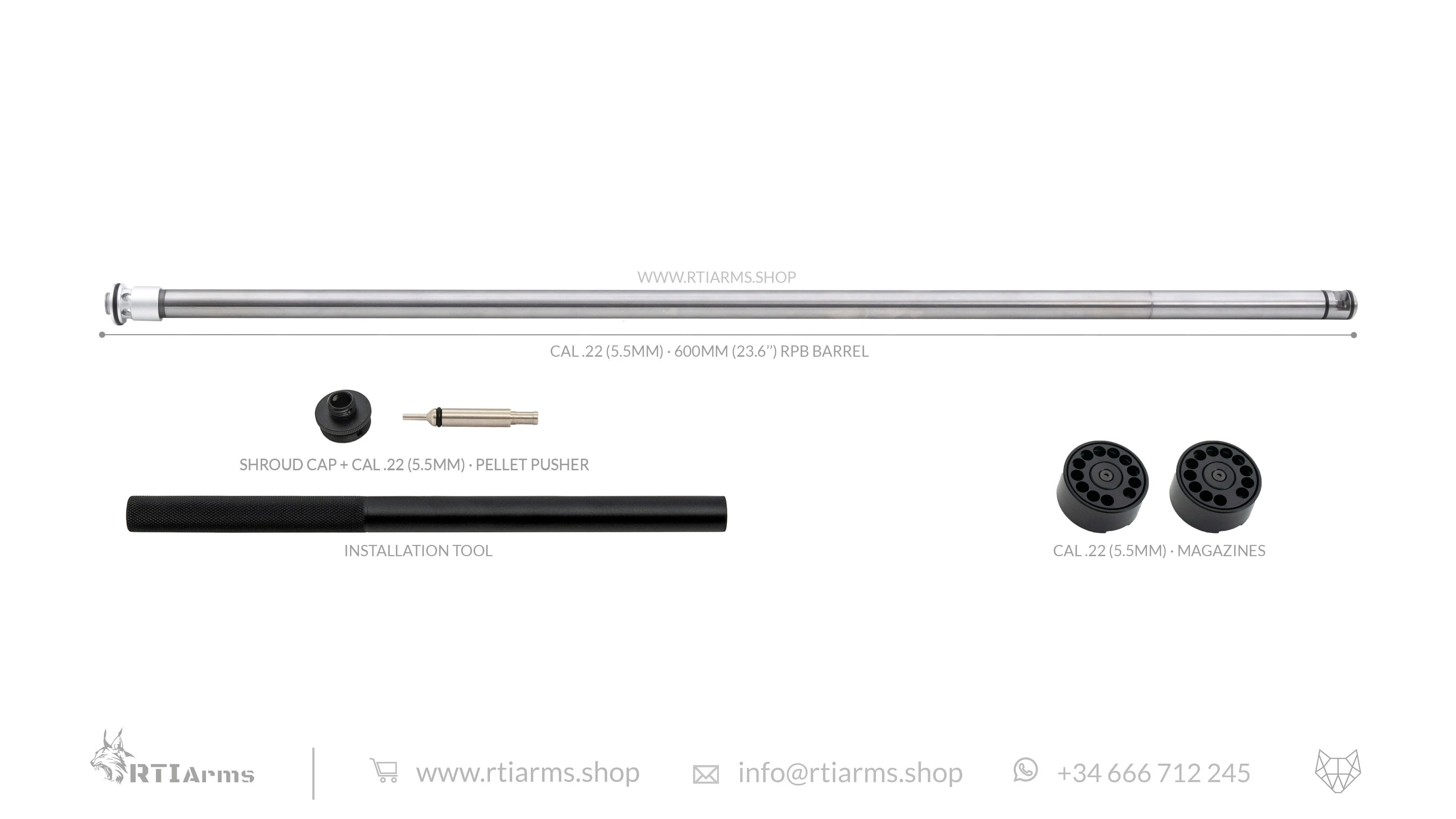 RTI Lothar Walther RPB Barrel - 600mm (24")